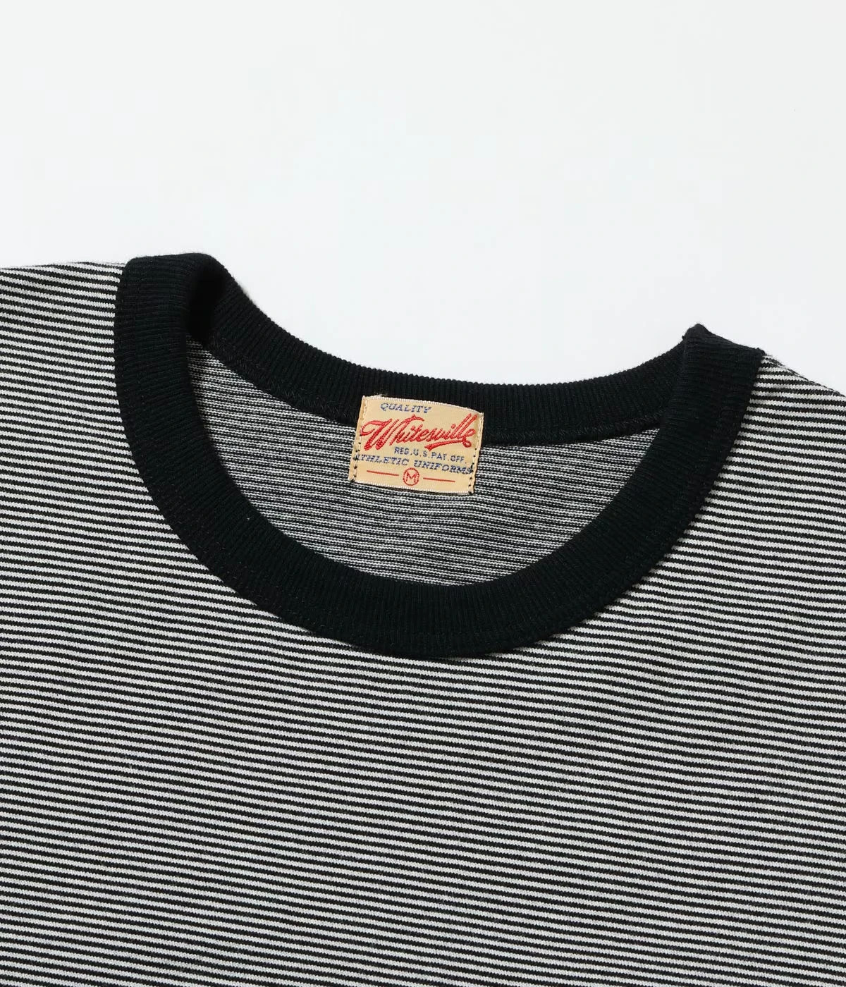 WHITESVILLE Lot No. WV79679 WHITESVILLE 30/2 FINE-LINED BORDER T-SHIRT Japan New