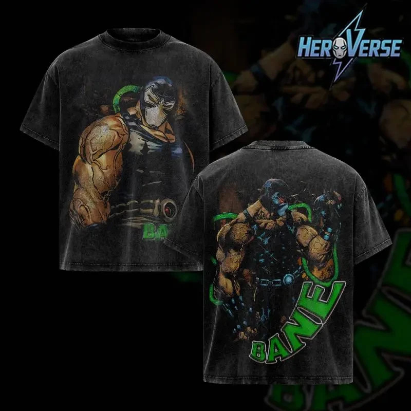 Bane Comic T-Shirt, Character Comics TV Series Graphic Design Unisex
