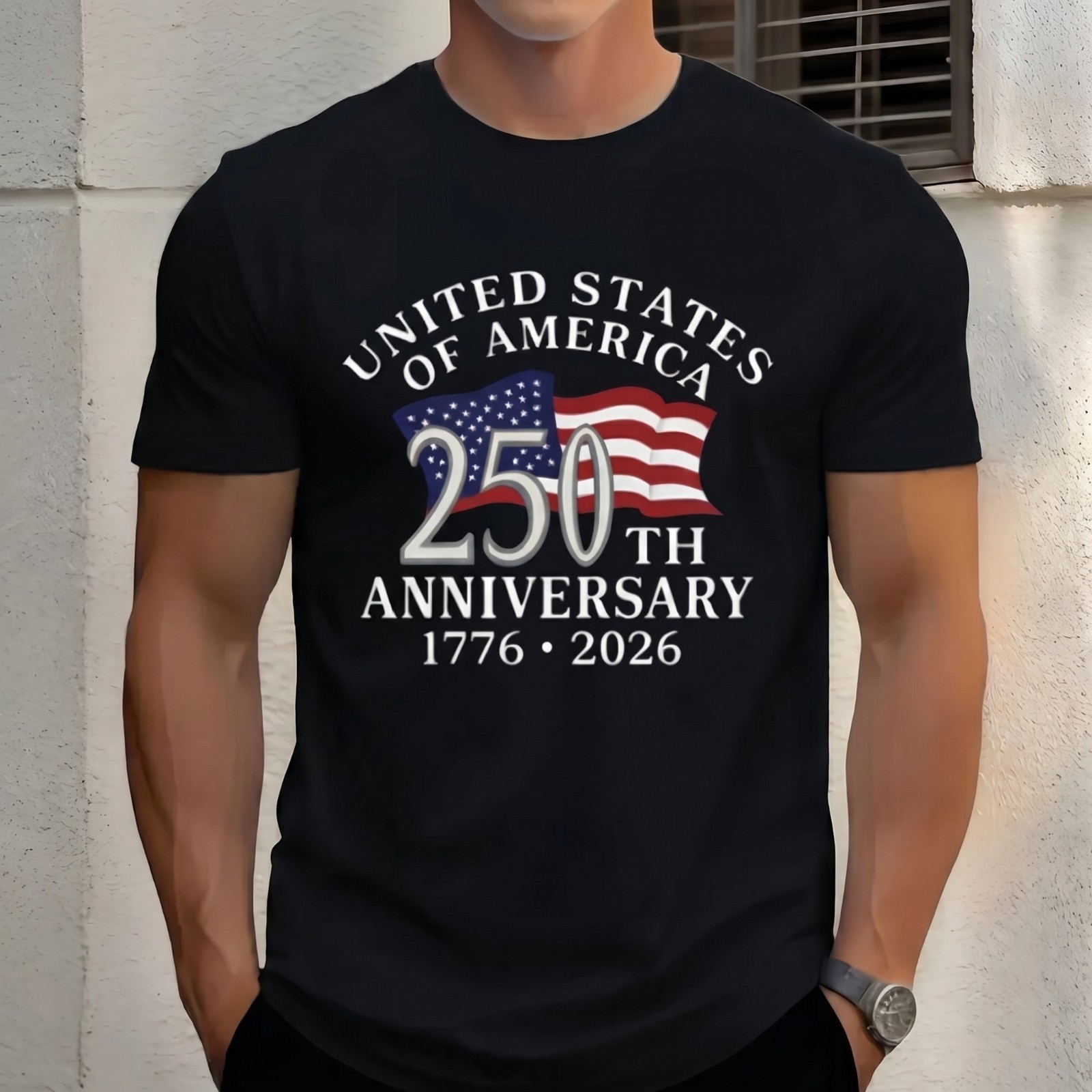 250 Years America Anniversary 250th Independence Day Freedom T-Shirt Gift