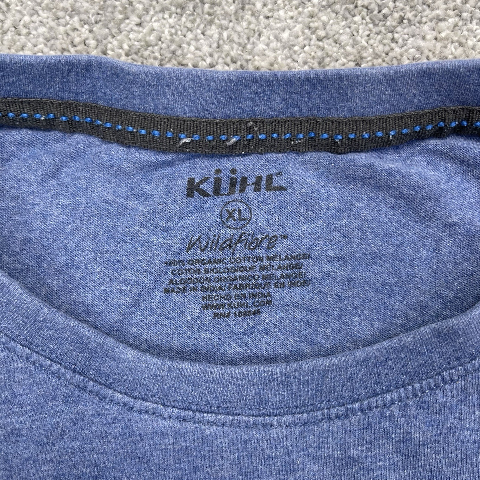 Kuhl Wildfibre T Shirt Adult XL Organic Cotton MOG Unimog Kayak Surfboard Mens