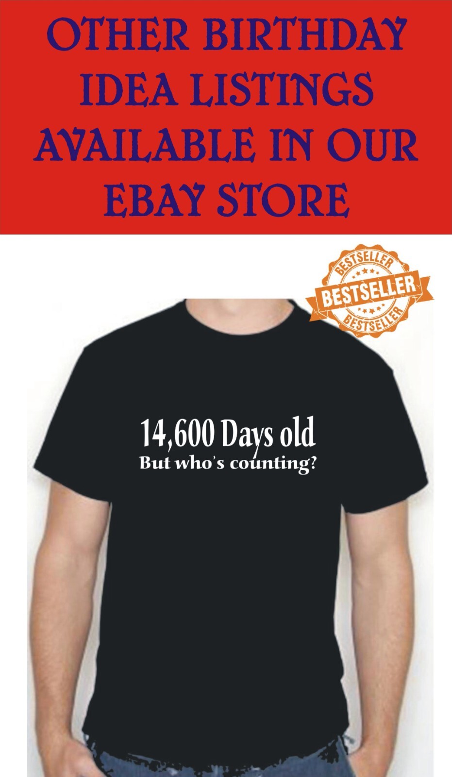 60th BIRTHDAY T-shirt / UNISEX / 21900 Days Old / Funny / Party / Size XXL