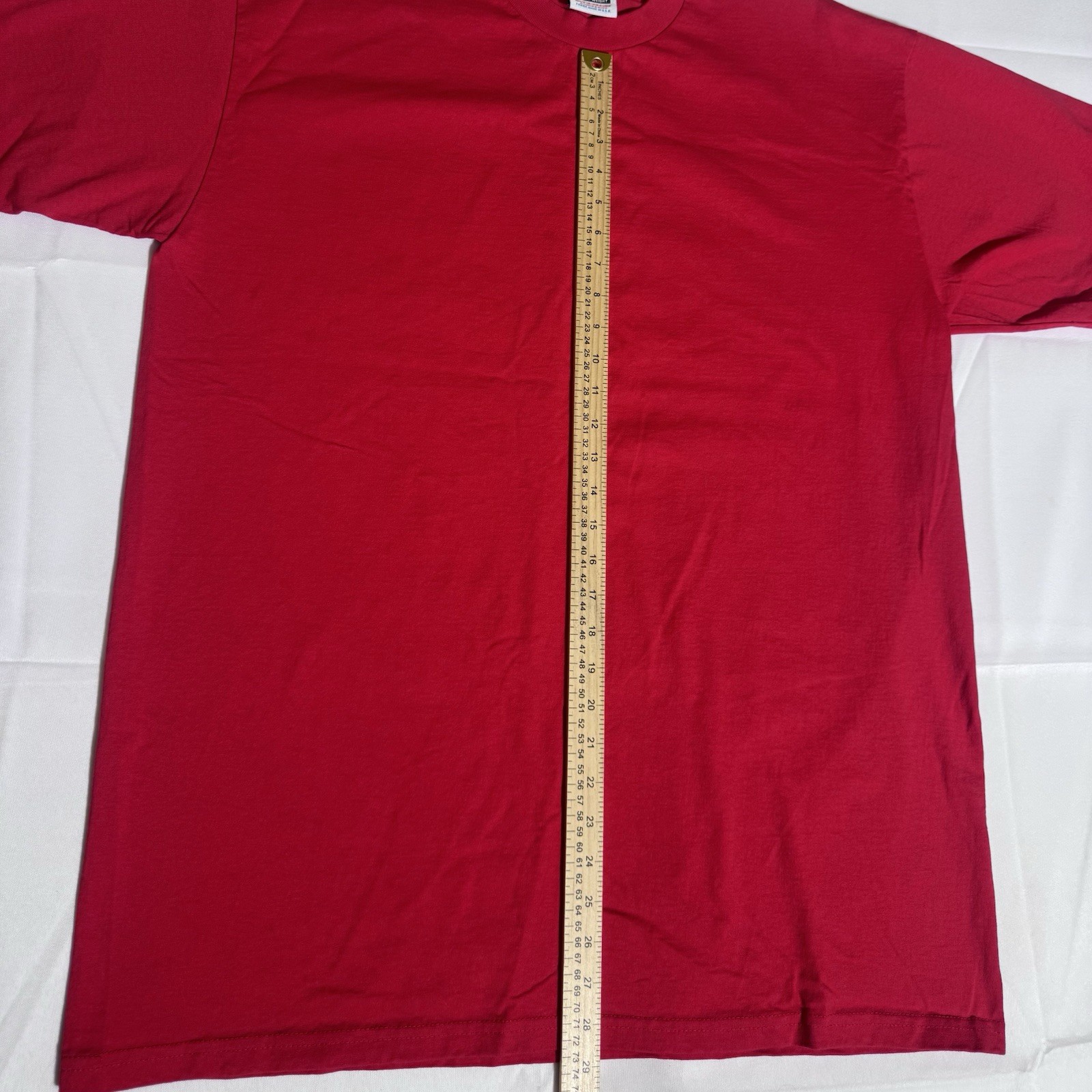Pro Club T Shirt, RN#100418, Crew Neck, USA, All Cotton, Red, Male, 2XL