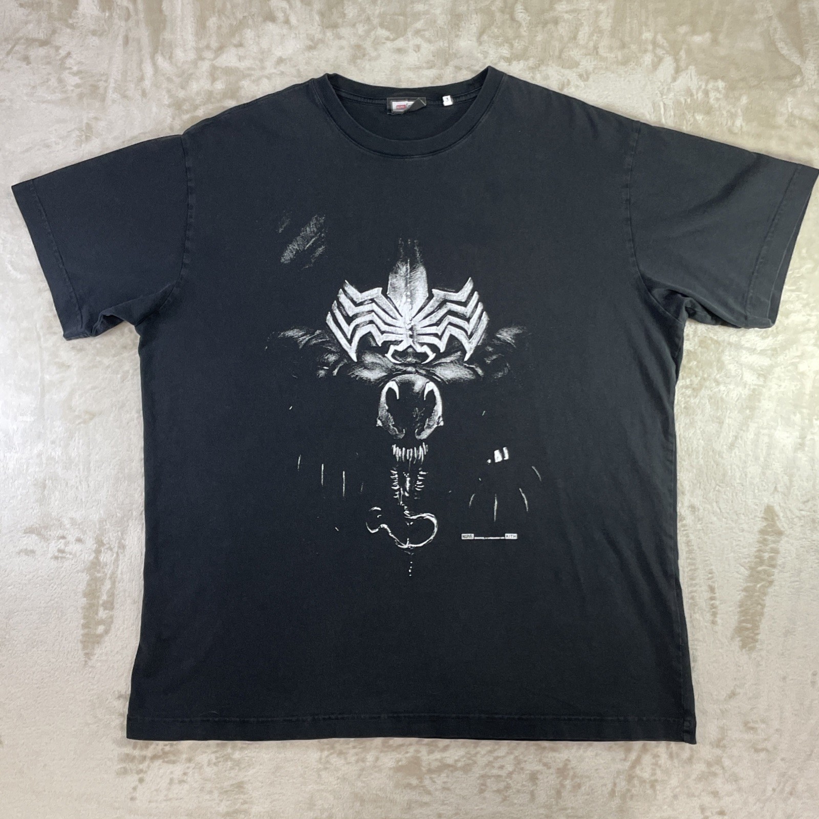 KITH x Spider-Man “Venom” Vintage Black Marvel T-Shirt – Men’s Size XL