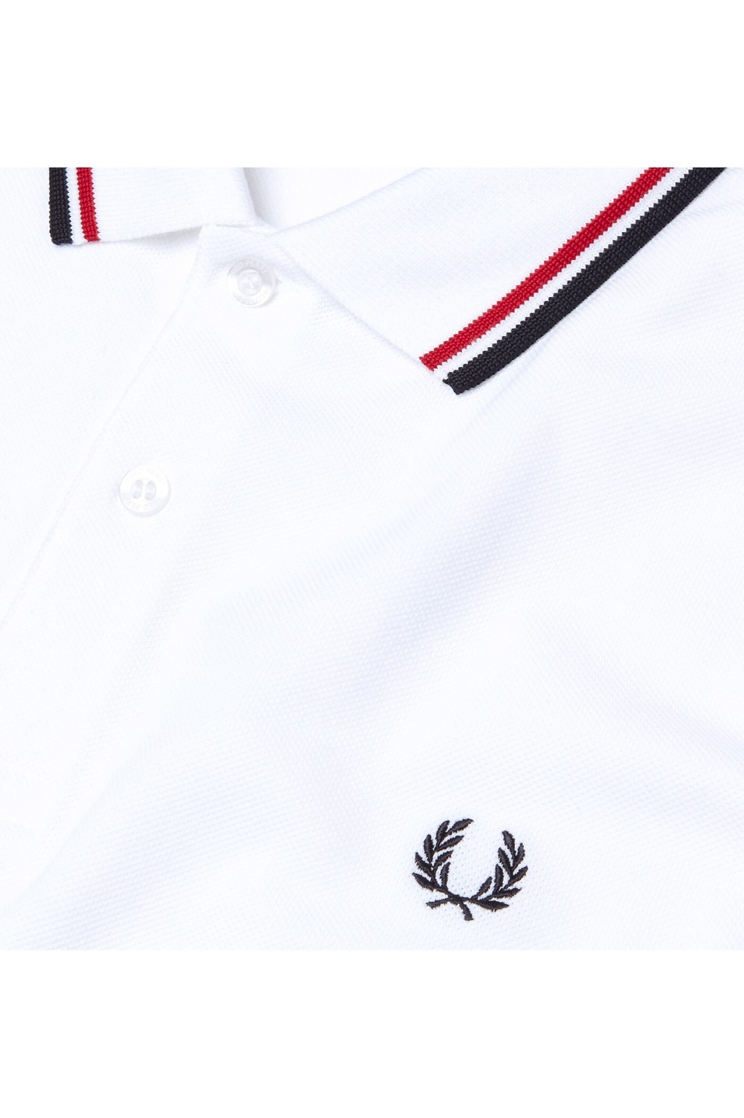 Fred Perry Polo Shirt Slim Fit Pique Twin tipped