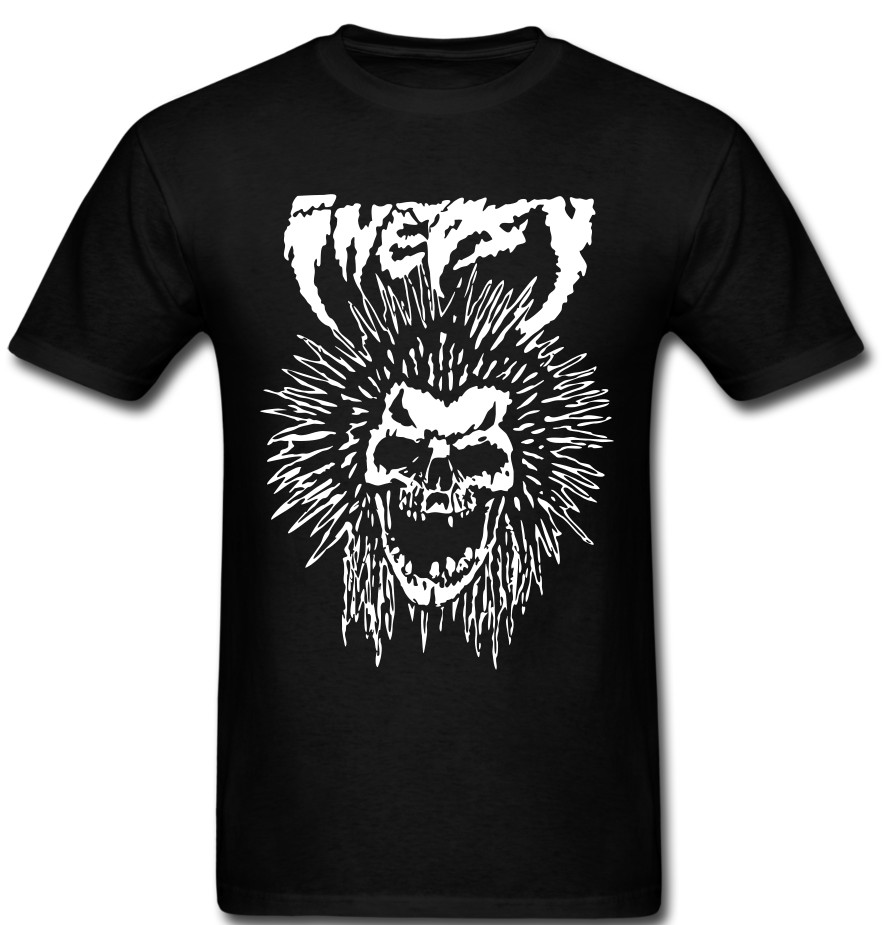 Inepsy Thrash hardcore Punk rock band T shirt Tee skull