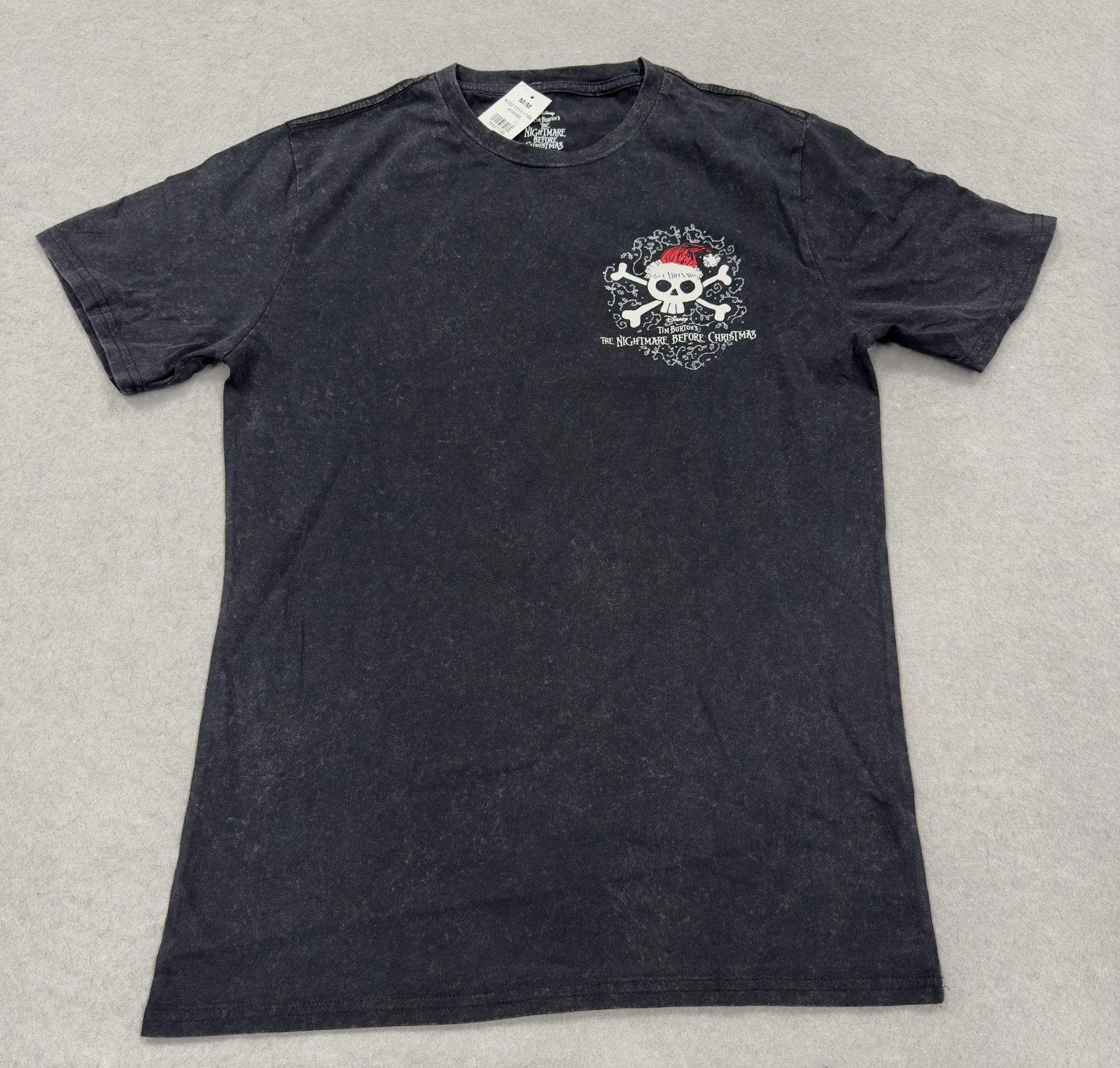 Disney Nightmare Before Christmas Shirt Mens Large Black Jack Skellington NEW L