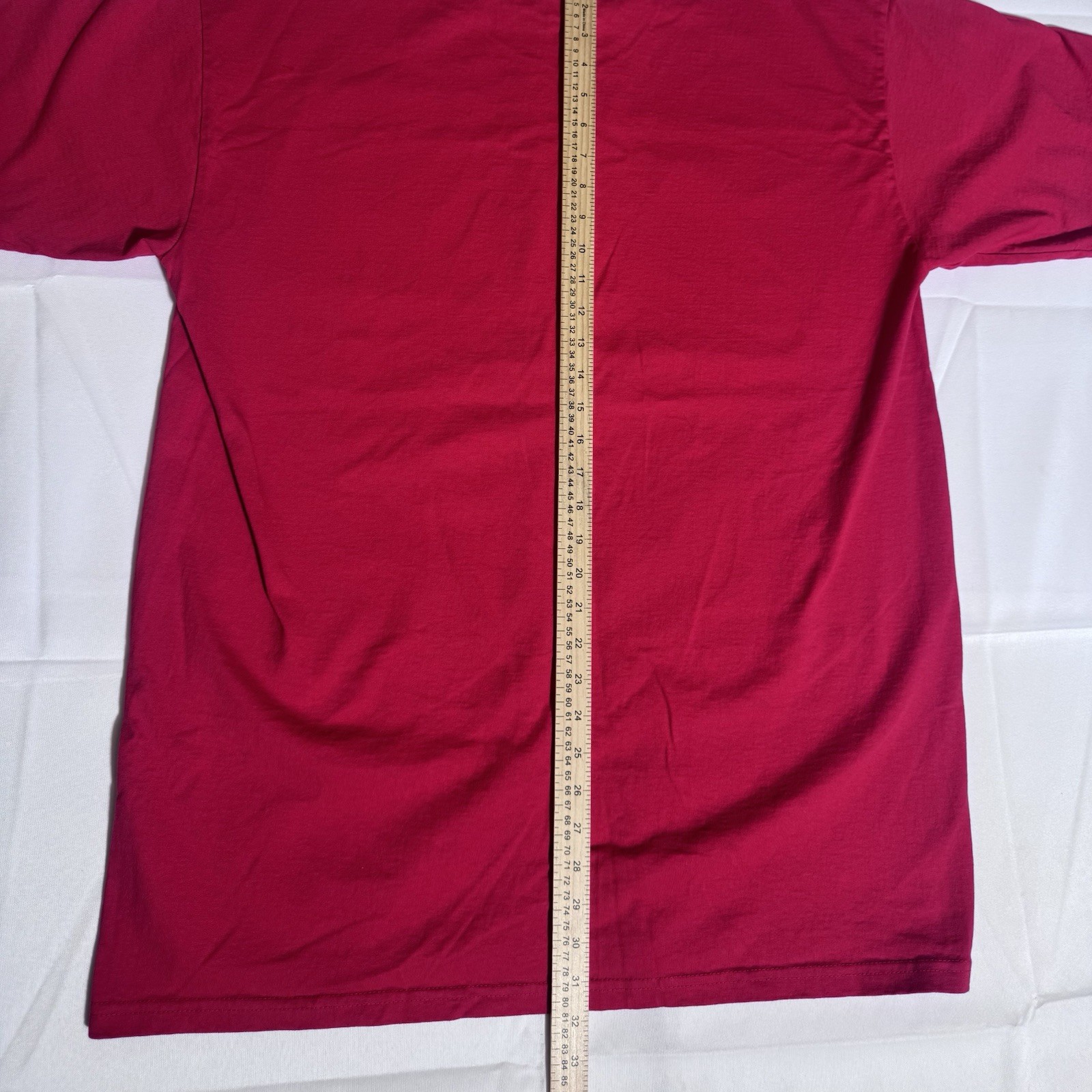 Pro Club T Shirt, RN#100418, Crew Neck, USA, All Cotton, Red, Male, 2XL