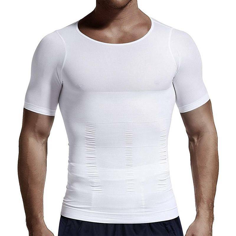 Men’s Slimming Body Shaper Vest Abs Abdomen Compression Shirt Workout Tank Top