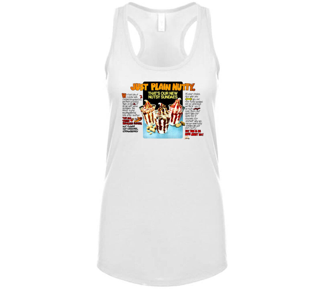 Just Plain Nutty Mcdonald’s Sundae Ad T Shirt