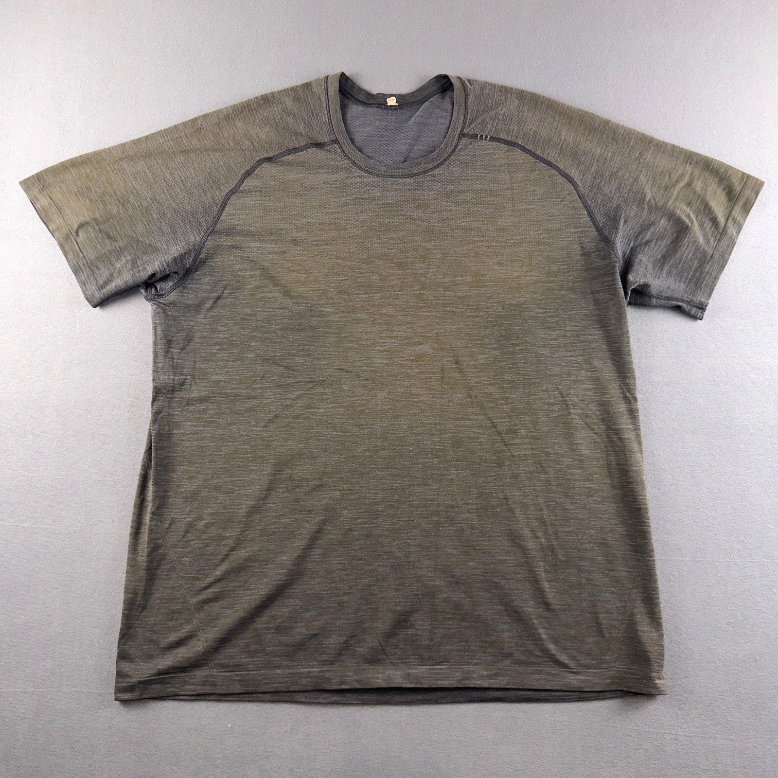 Lululemon Metal Vent Tech Short Sleeve Shirt XXL Olive Heather Training Tee