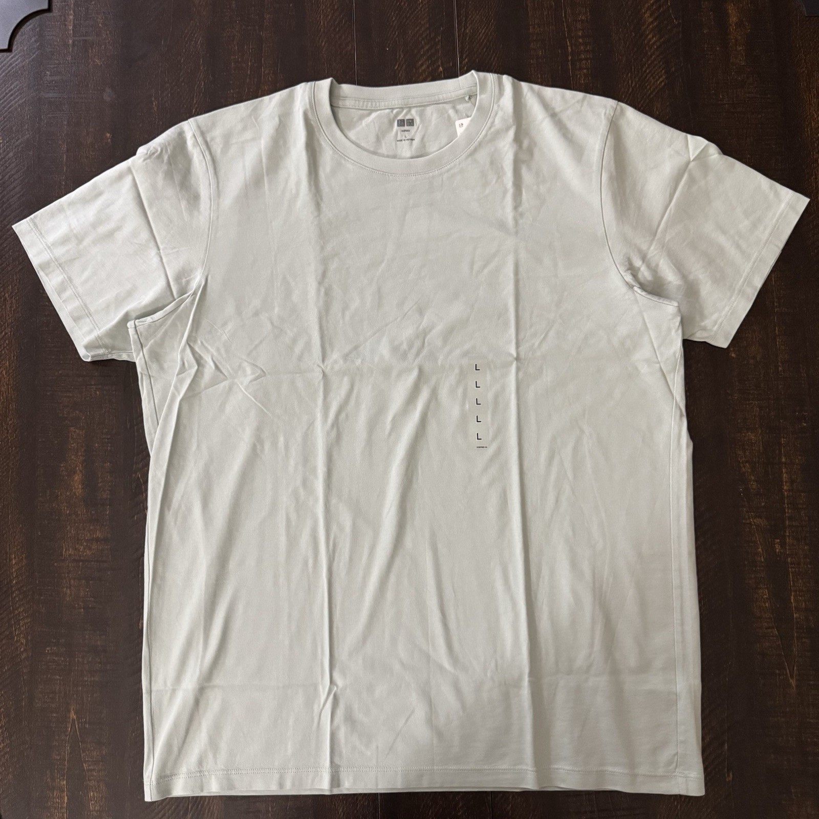 Uniqlo Supima Cotton T Shirt Light Green Size L