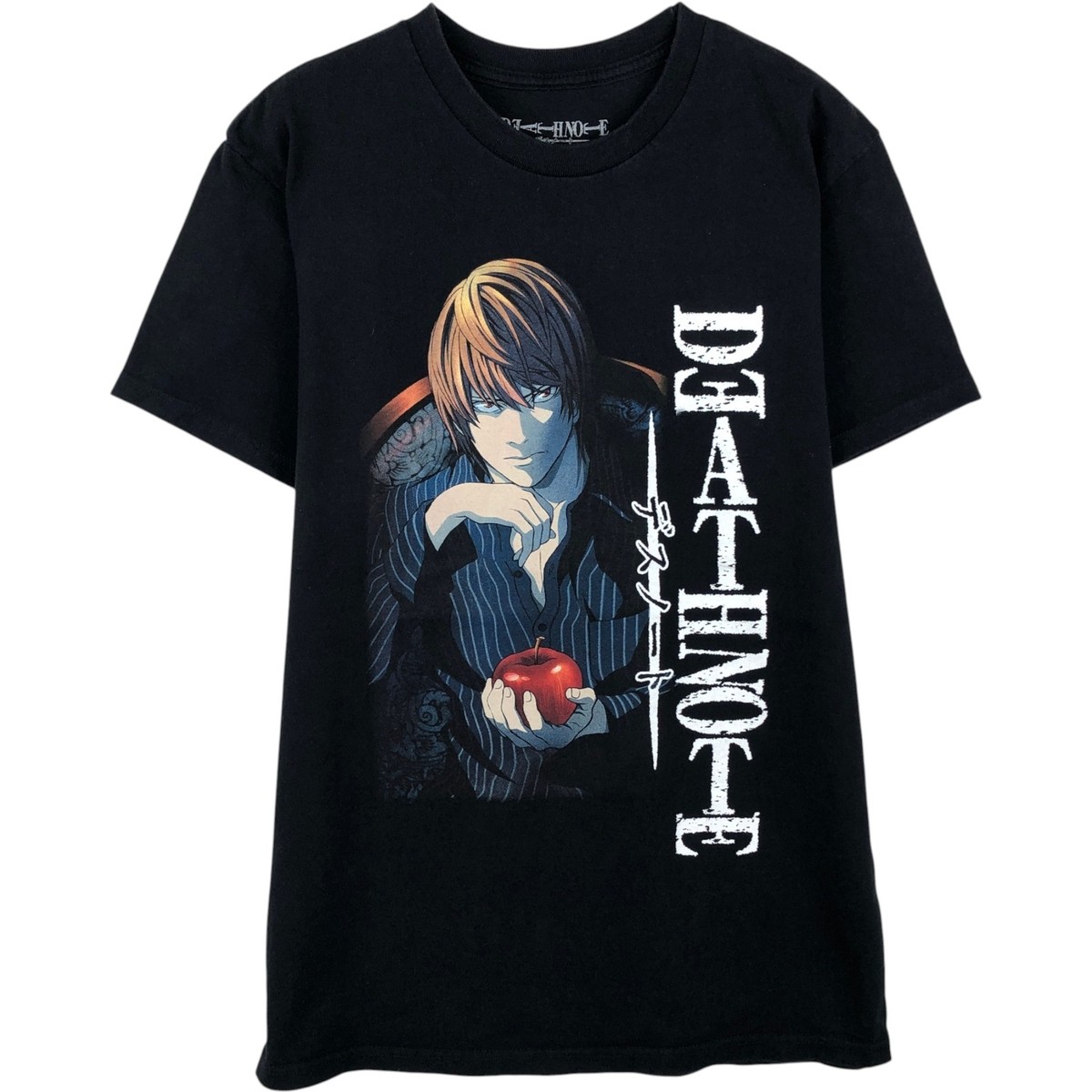 Used Death Note Light Yagami anime character print T-shirt men’s size M