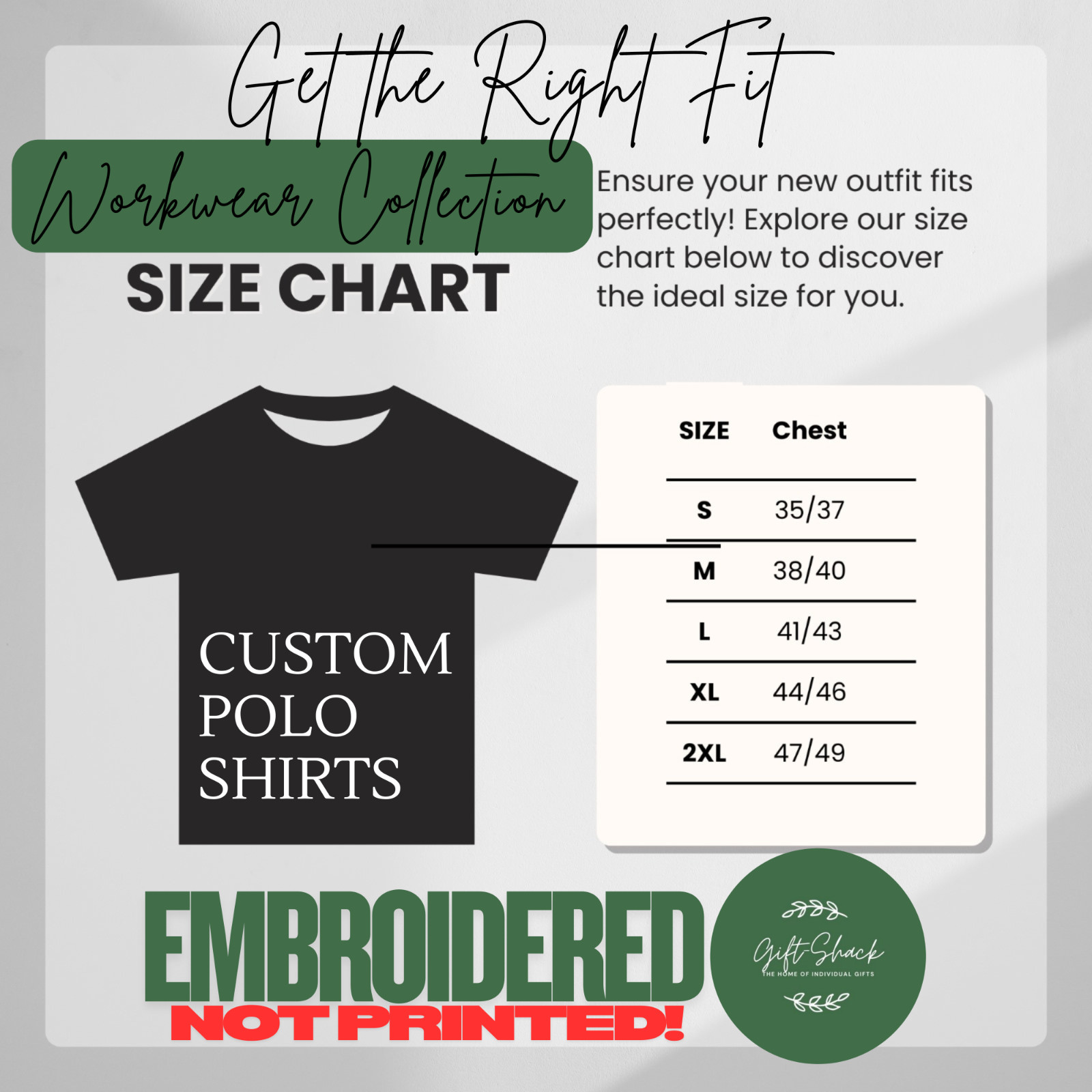 Hetas Embroidered Polo Shirt with Own Company Name | Quality Customised Workwear