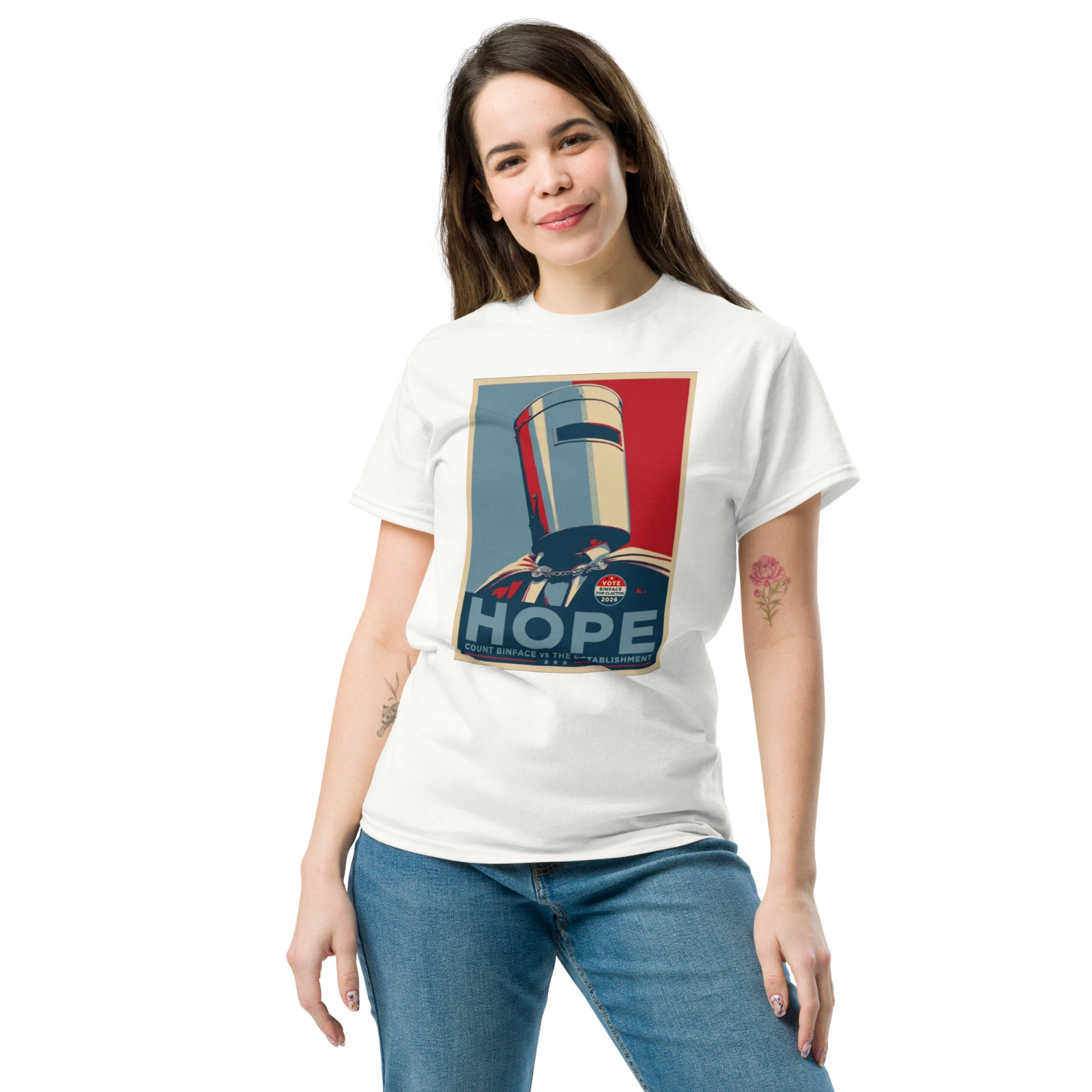 Vote Count Binface Hope vs Farage The Establishment Clacton T-Shirt – 10 Colours