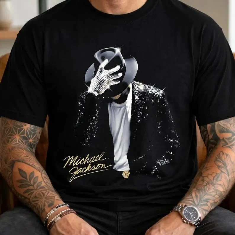 Michael Jackson King of Pop Halftone T-Shirt, King Of Pop Shirt, Michael Fan Gif