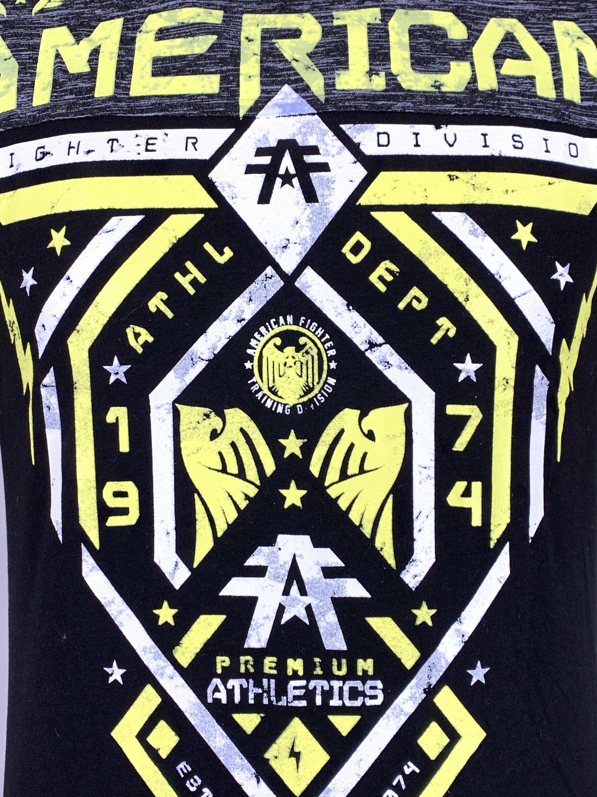 American Fighter Men’s T-shirt FAIRBANKS Athletic Black MMA XS-5XL
