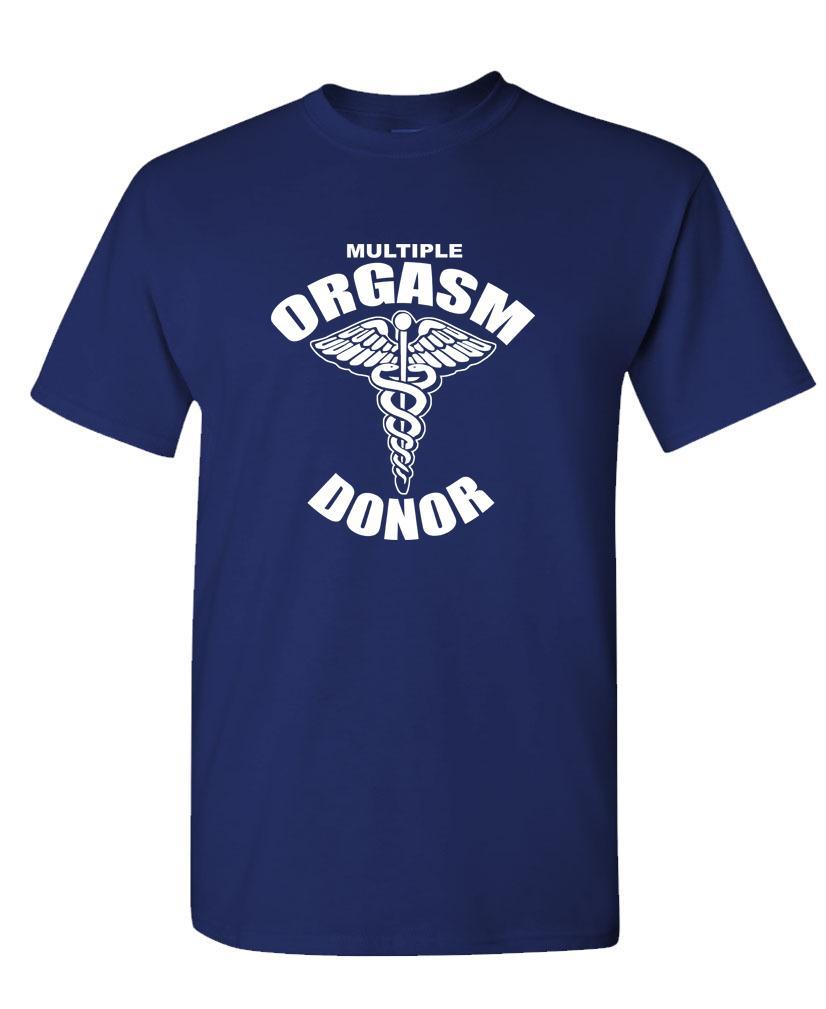 MULTIPLE ORGASM DONOR – Unisex Cotton T-Shirt Tee Shirt