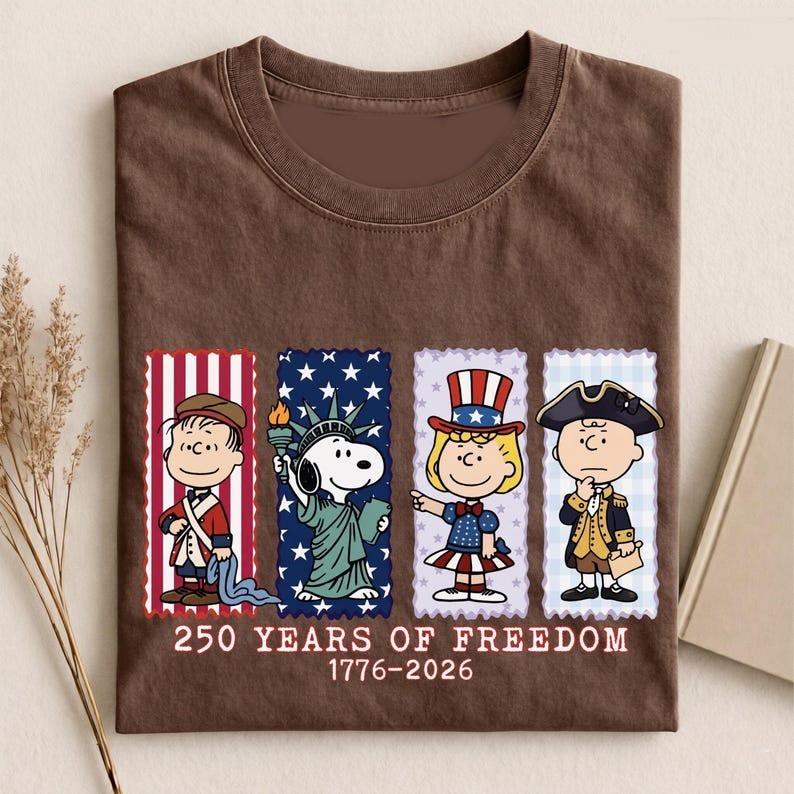 America 250th Anniversary Shirt, Patriotic Snoopy Tee, Retro American Shirt
