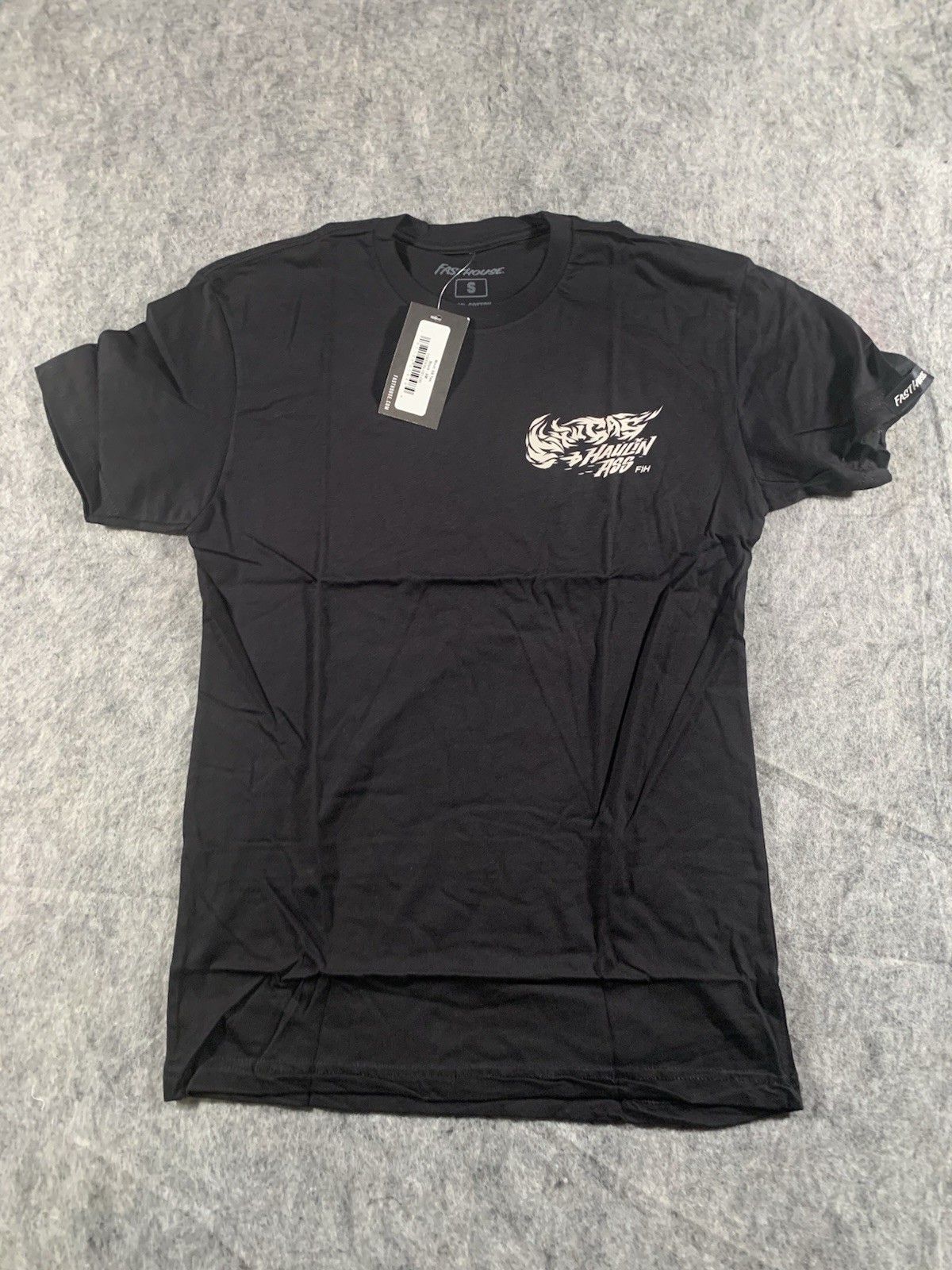 NWT Fasthouse Mixin’ Black T-Shirt “High Octane Gas & Haulin Ass” NEW
