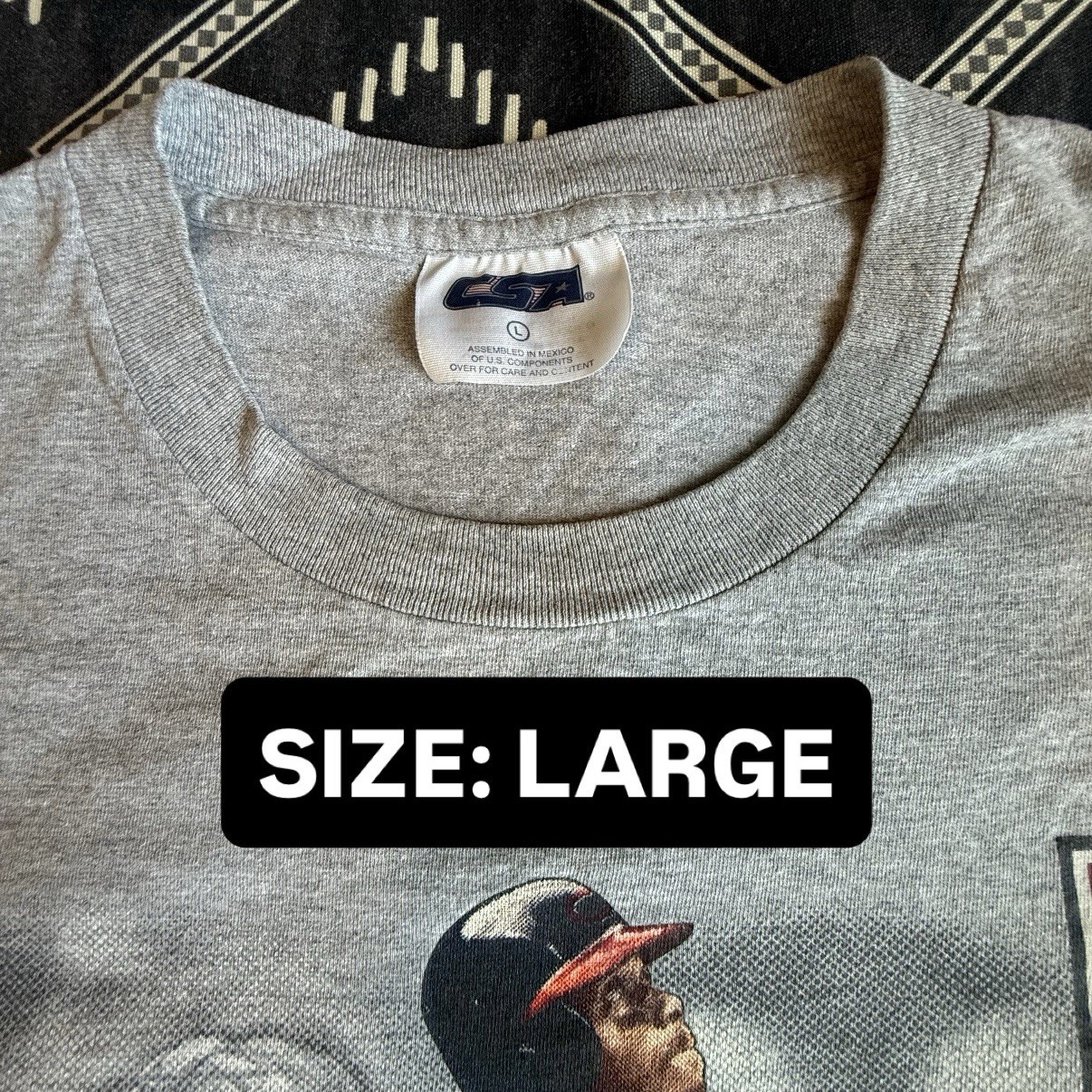 KEN GRIFFEY JR Cincinnati Reds MLB Licensed T-Shirt 2000 LARGE Preowned VTG