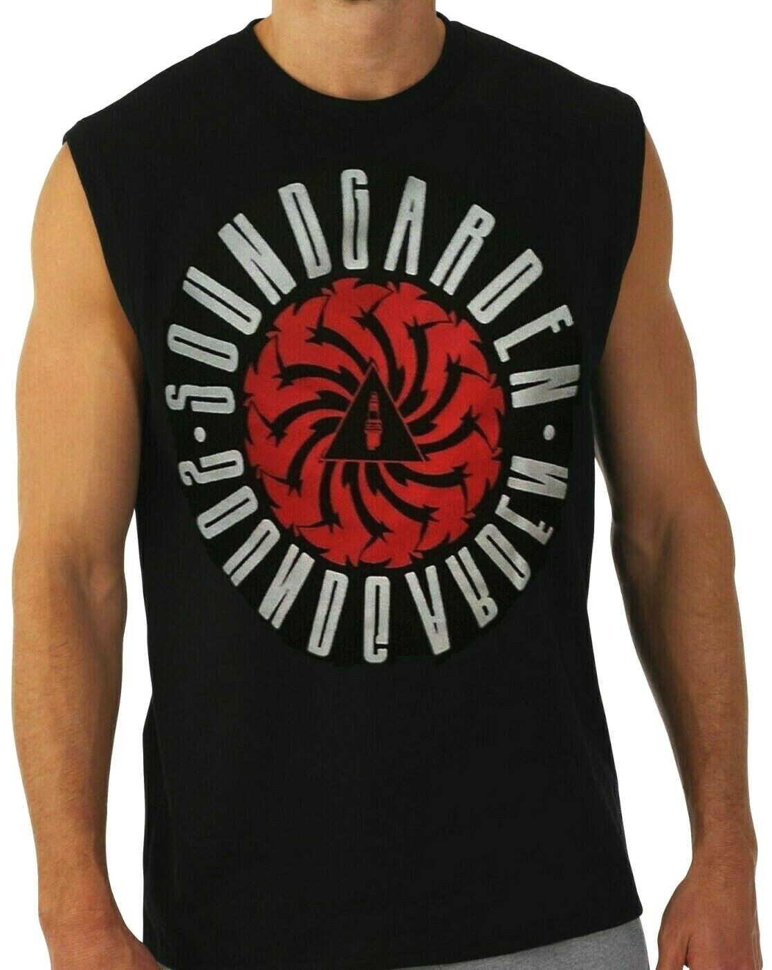 SOUND GARDEN PUNK ROCK Band Black Muscle Shirt