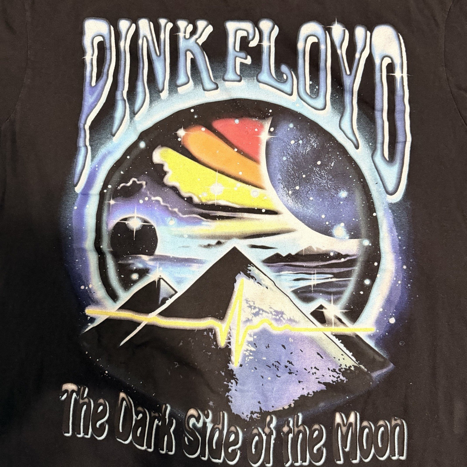 Pink Floyd The Dark Side of the Moon black cotton t-shirt 0087