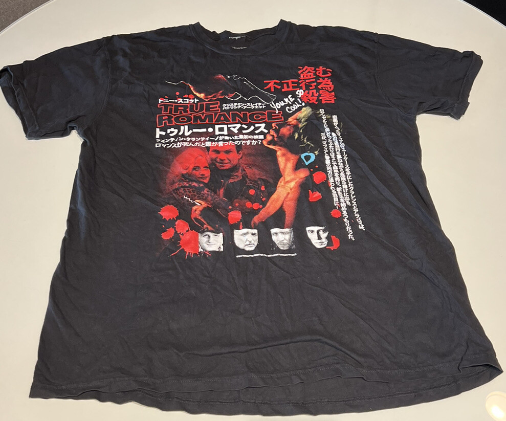 Rucking Fotten TRUE ROMANCE Movie T-Shirt XL, Only Worn Once.