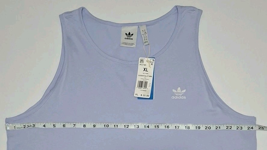 Adidas Originals Trefoil Mens’ XL IP2745 Essentials Tank Top, Violet Tone