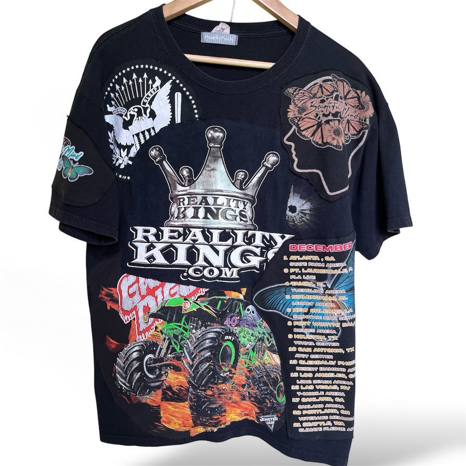 Custom made 1 Of 1 Patchwork T Shirt Men’s Size Large