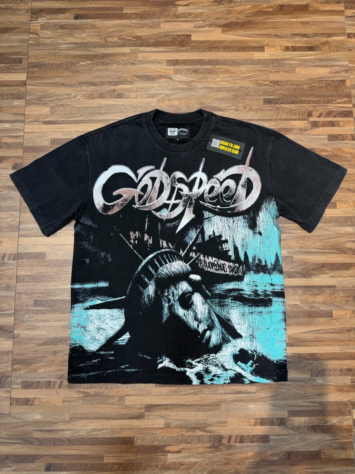 Black Godspeed T-Shirt S-M-L-XL