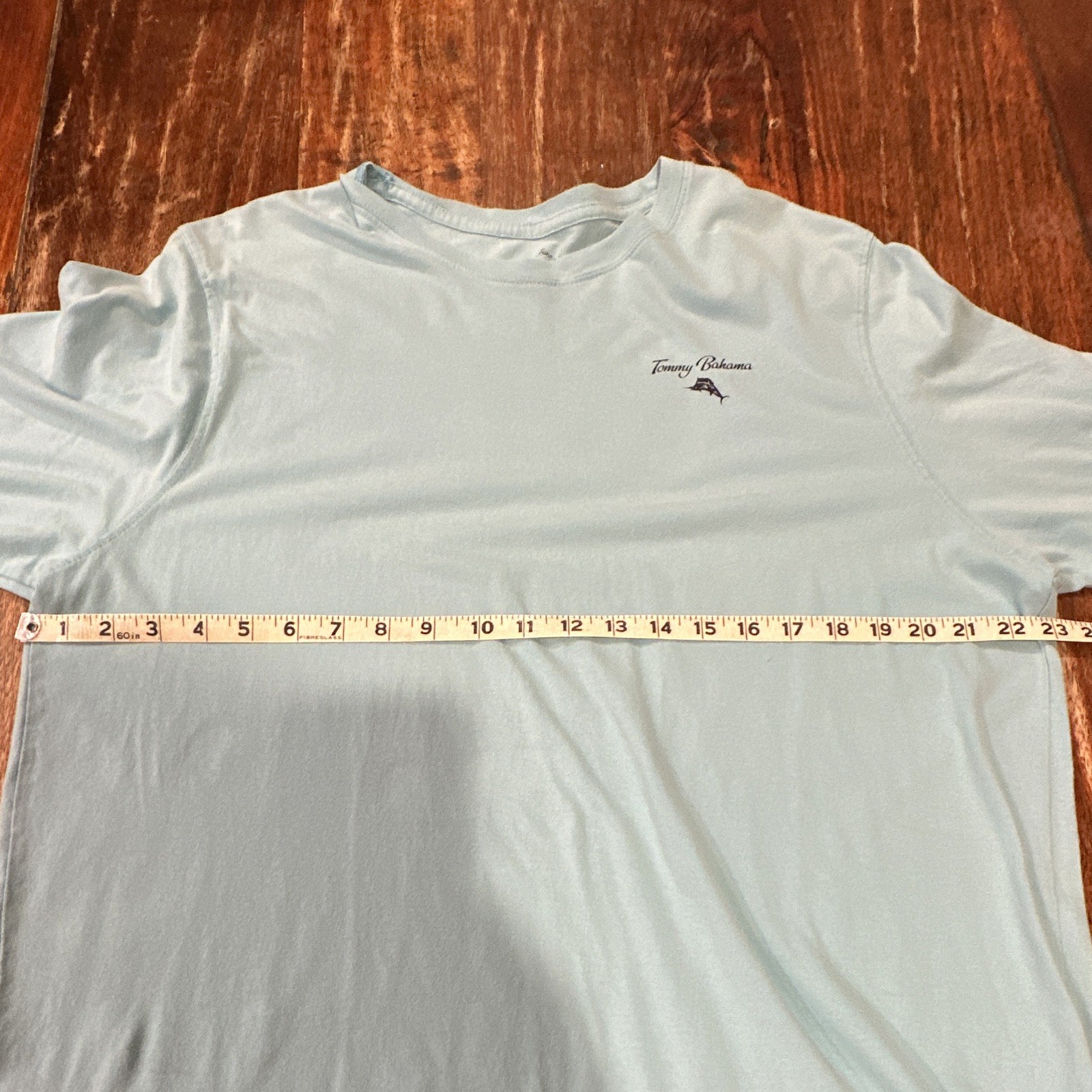 Tommy Bahama Relax 2XL Men’s Blue Double-Sided Fish Graphic Crewneck T-Shirt