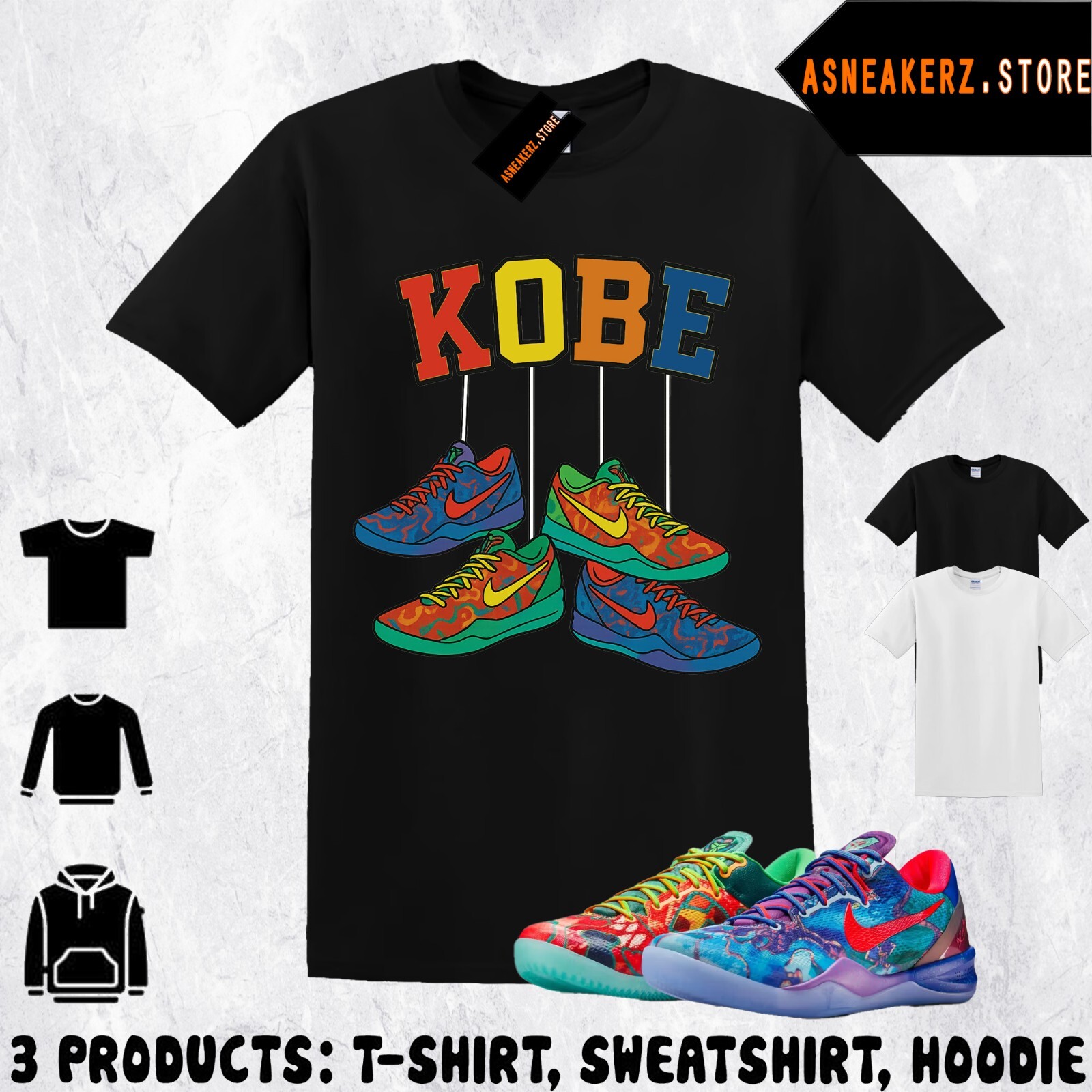Shirt Matching Kobe 8 Protro What The 2025 To Match Sneaker Shoe Hanging T-Shirt