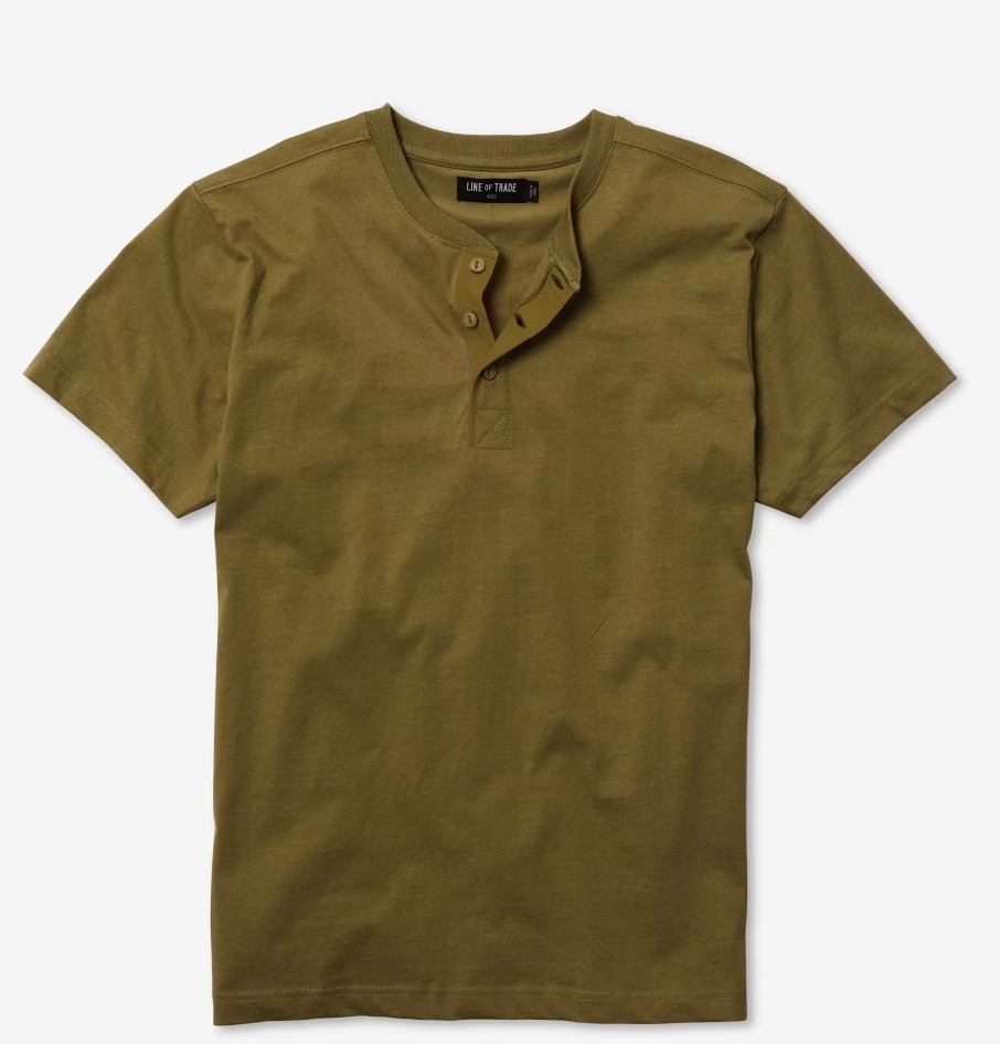 Sturdy Henley Tee-bestselling Sturdy Tee, the Sturdy Henley adds a 3-button.