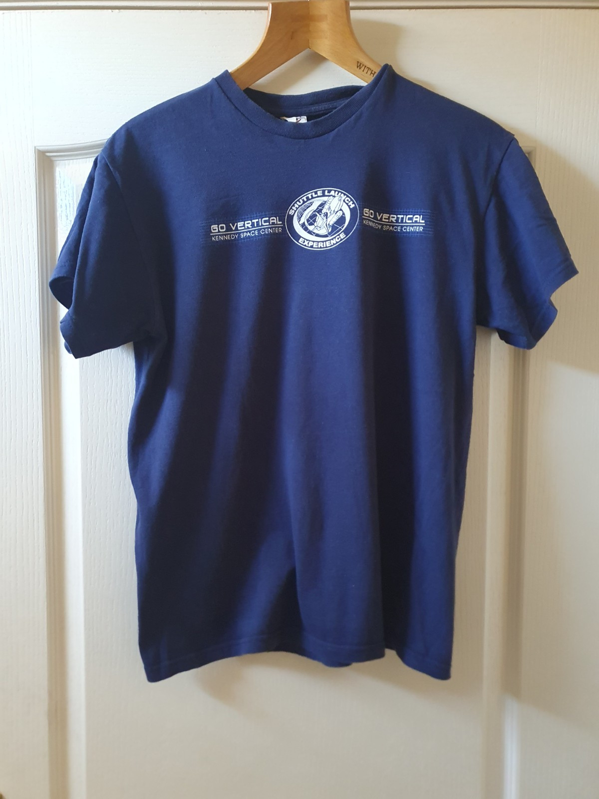 NASA Shuttle Launch Experience T-Shirt Size S – M Blue T Bought In Florida 2012