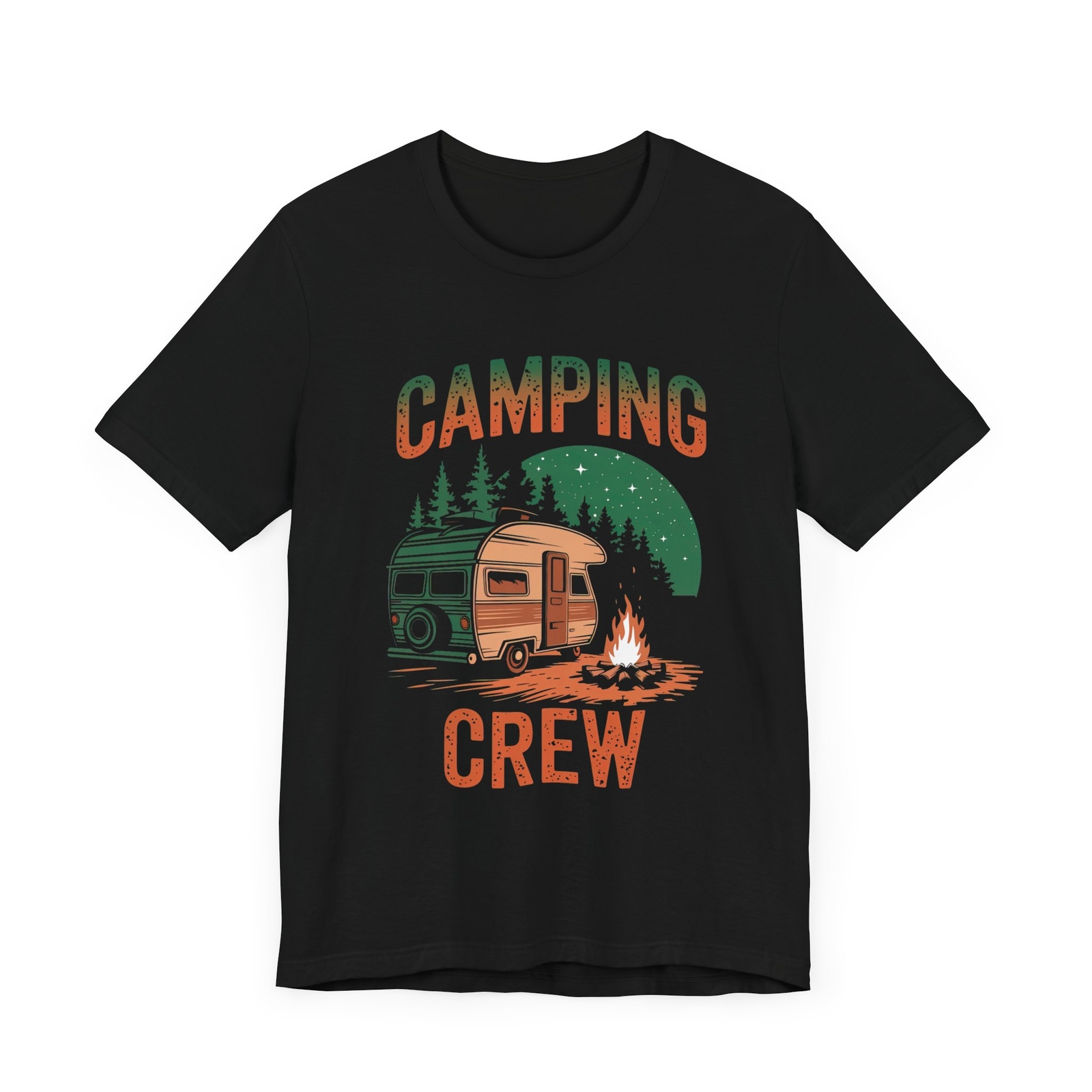 Camping Crew T-Shirt Unisex – Outdoor Adventure T-Shirt for Hikers & Campers