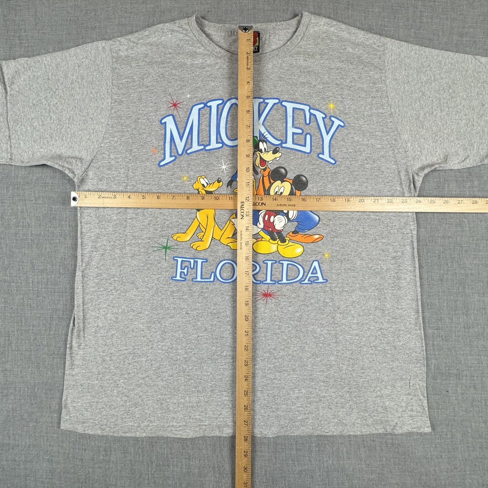 Vintage Mickey Unlimited Shirt Mens Big 1X Gray Florida Disney Graphic Tee