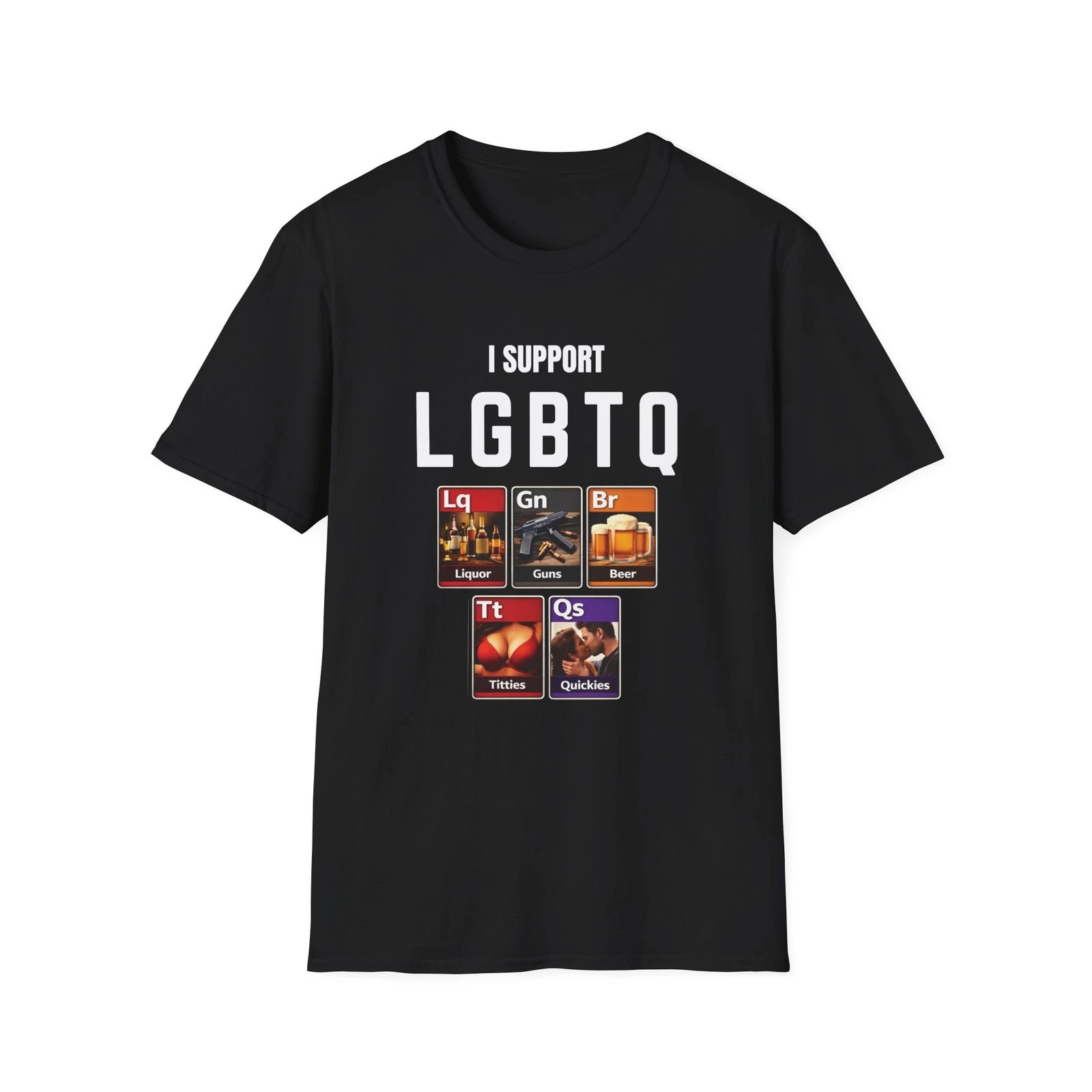 I Support LGBTQ T-Shirt | Funny Meme For Adults