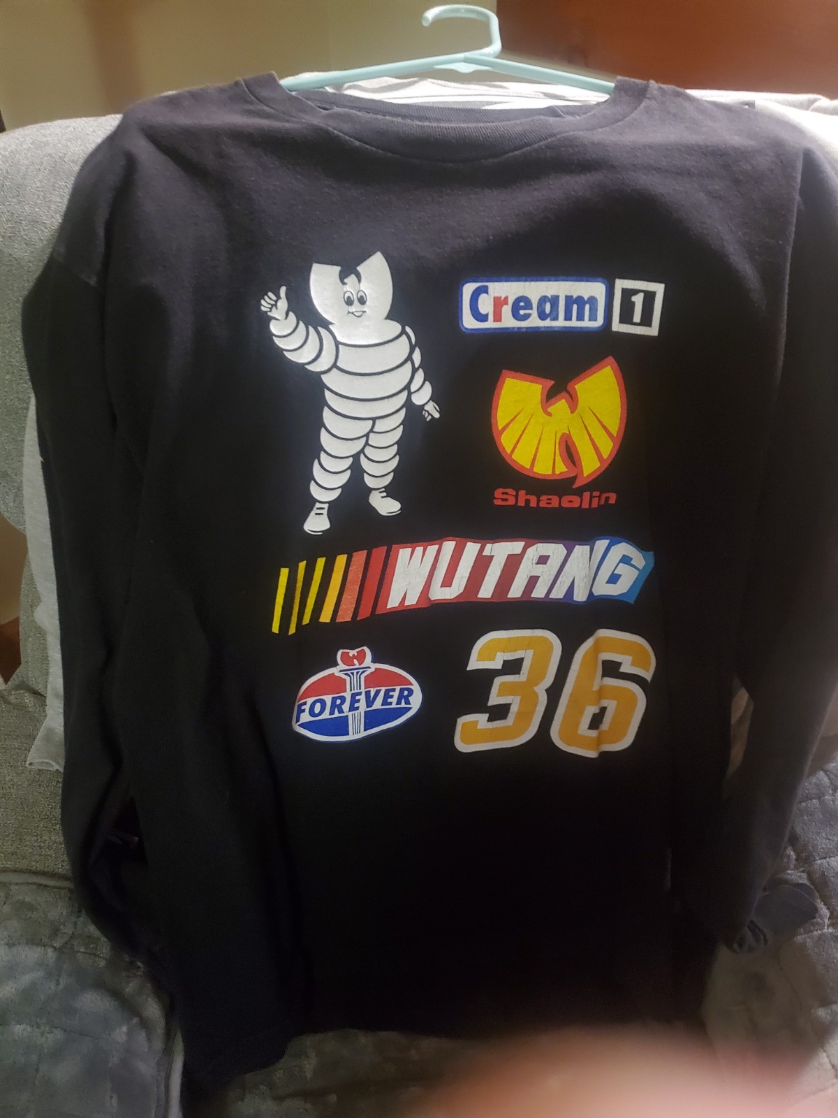 Rare Wutang Brand Limited Racing Long Sleeve Crewneck Great Condition
