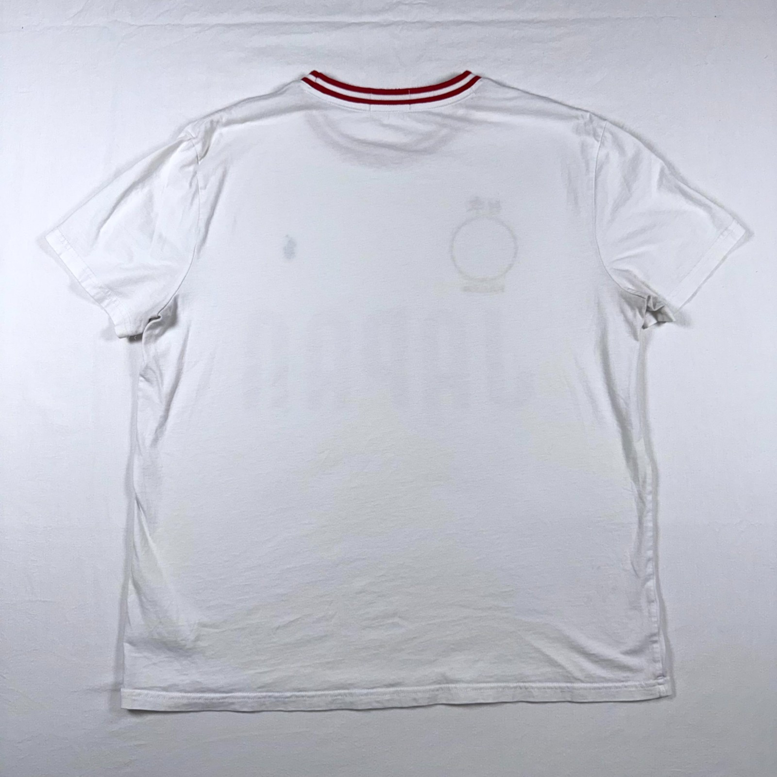 Polo Ralph Lauren Japan T-Shirt Mens Large White Graphic Patch Logo Short Sleeve