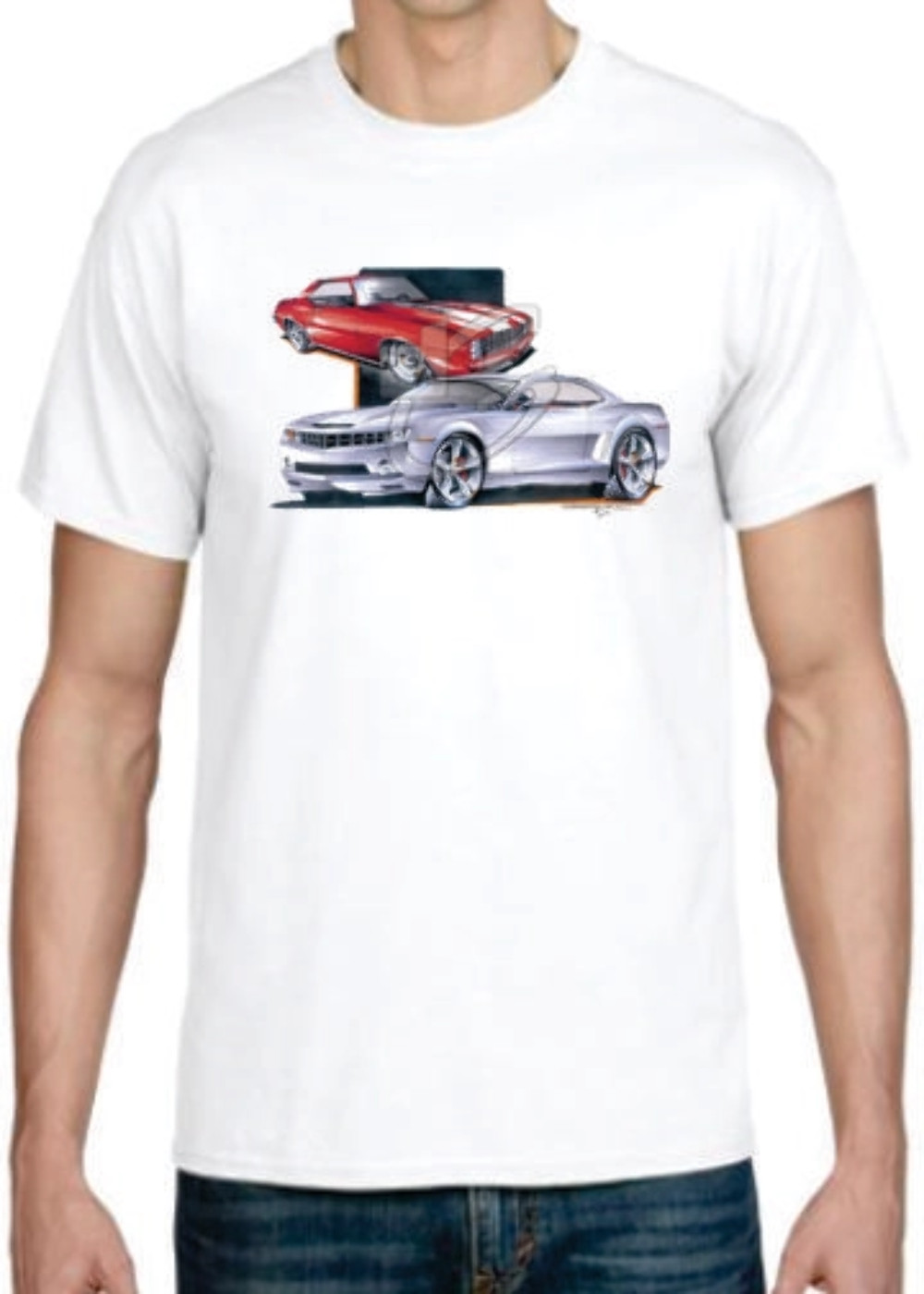 Adult DryBlend® T-Shirt – (CAMARO – HOT ROD)