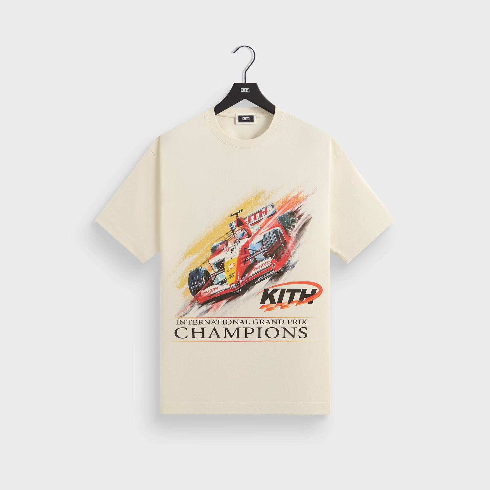 SS25 KITH F1 RACING PRINT TEE CREW NECK UNISEX
