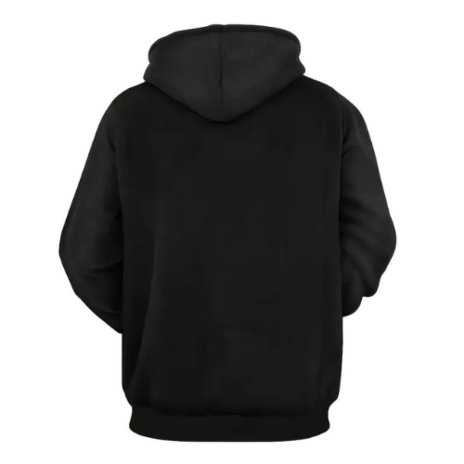 Men’s 3D Digital Print Cartoon Bear Hoodie Pullover with Kangaroo Pocket, UNISEX