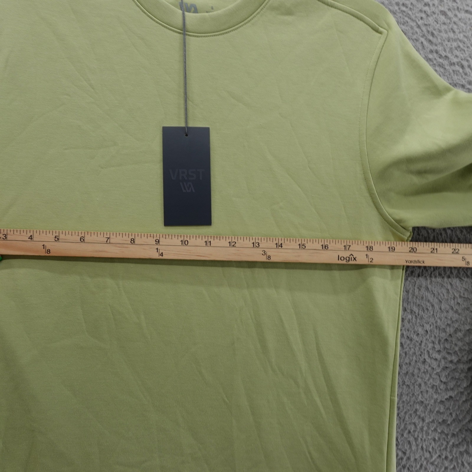VRST Pinnacle Crewneck Long Sleeve Shirt Mens Small Green UV Wicking Anti Odor