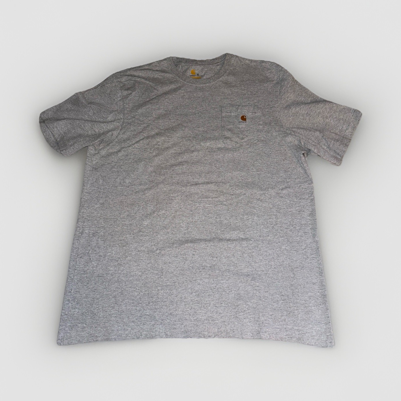 Carhartt Original Fit Gray Pocket T-Shirt Men’s XL Solid Crew Neck Short Sleeve