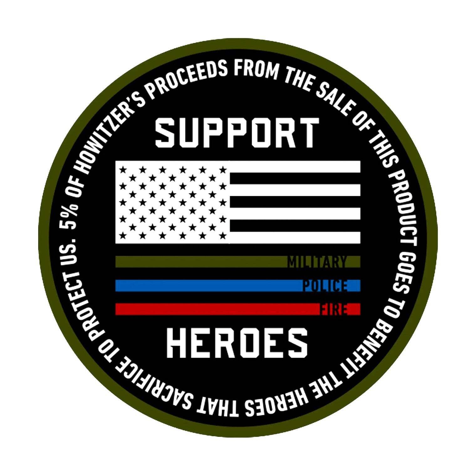 Howitzer Style Men’s T-shirt Live Free Military Grunt MFG