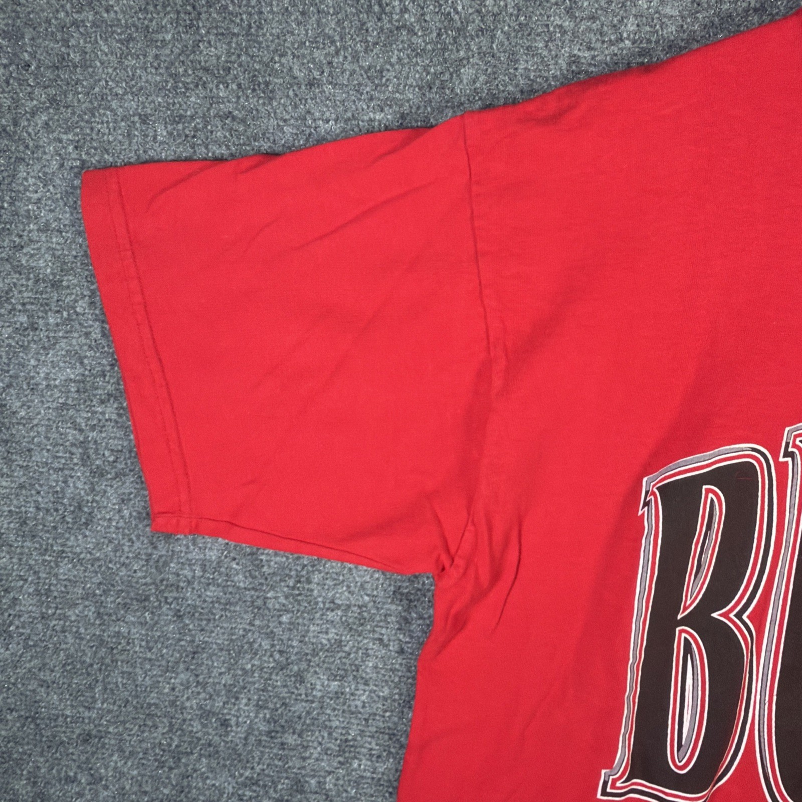 Vintage Chicago Bulls Shirt Mens Large Red 90s NBA Finals Basketball USA Sports