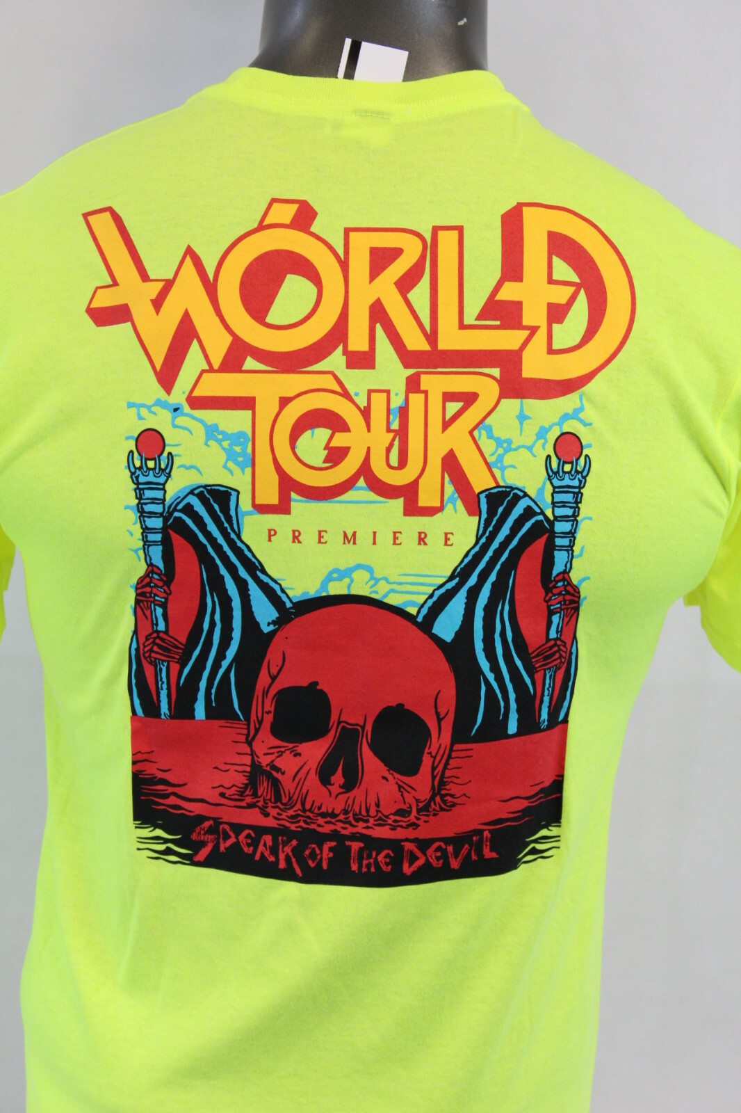JJ DESIGN MEN S/S WORLD TOUR SPEAK OF T-SHIRT VOLT GREEN/MULTICOLOR 216785