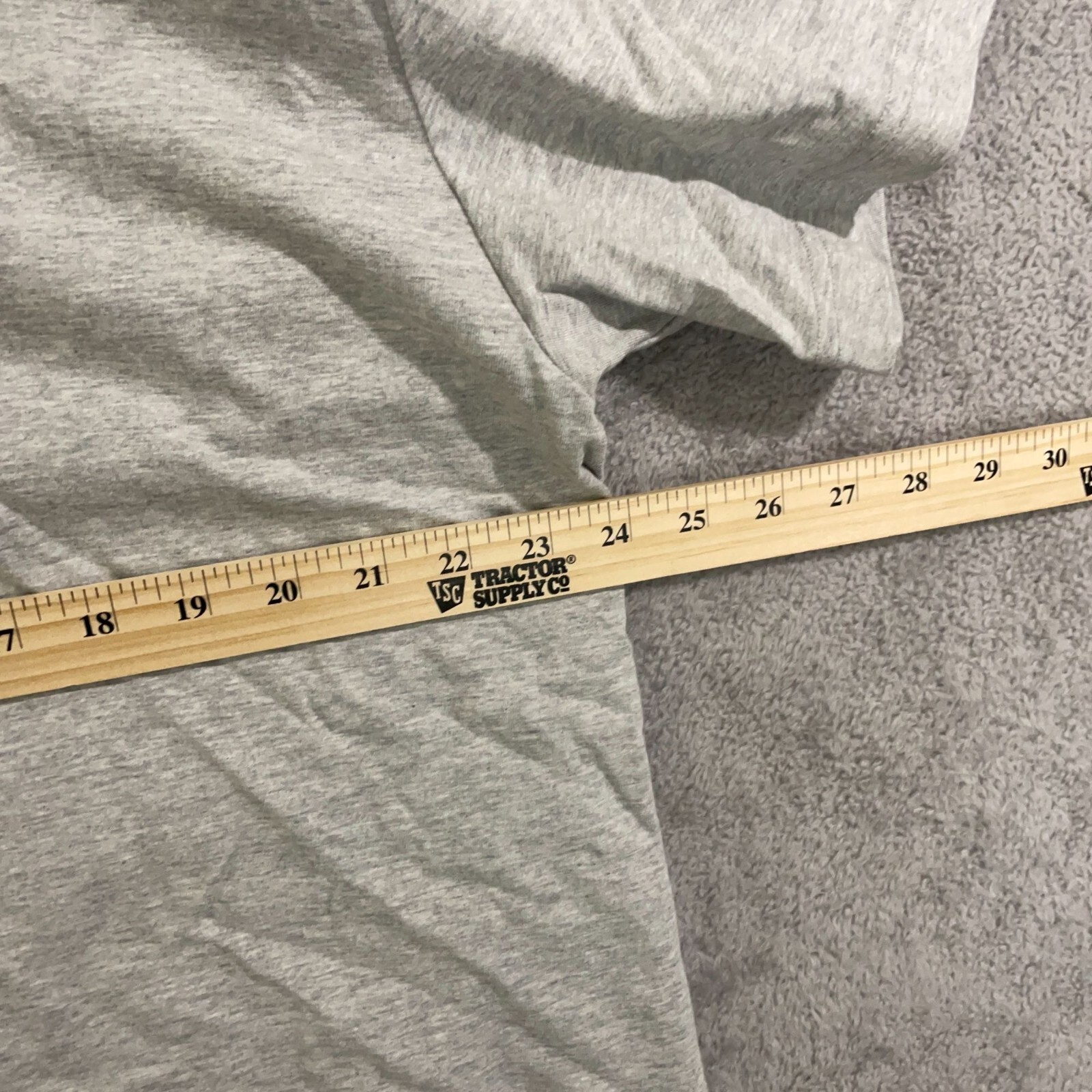 NWOT Lands’ End Men’s XL Gray Crewneck T-Shirt 46-48 100% Cotton