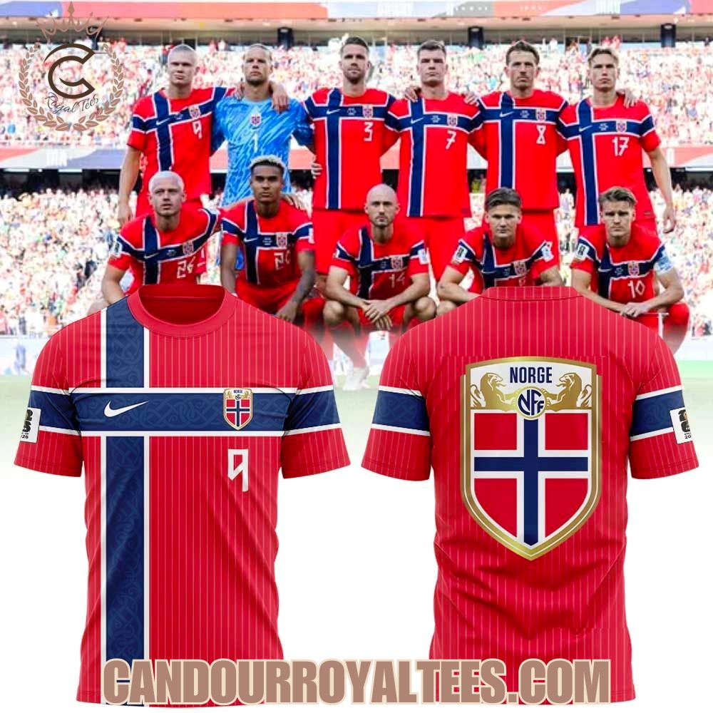 The 2026 World Cup Kit For The Norwegian National Team 3D Shirt