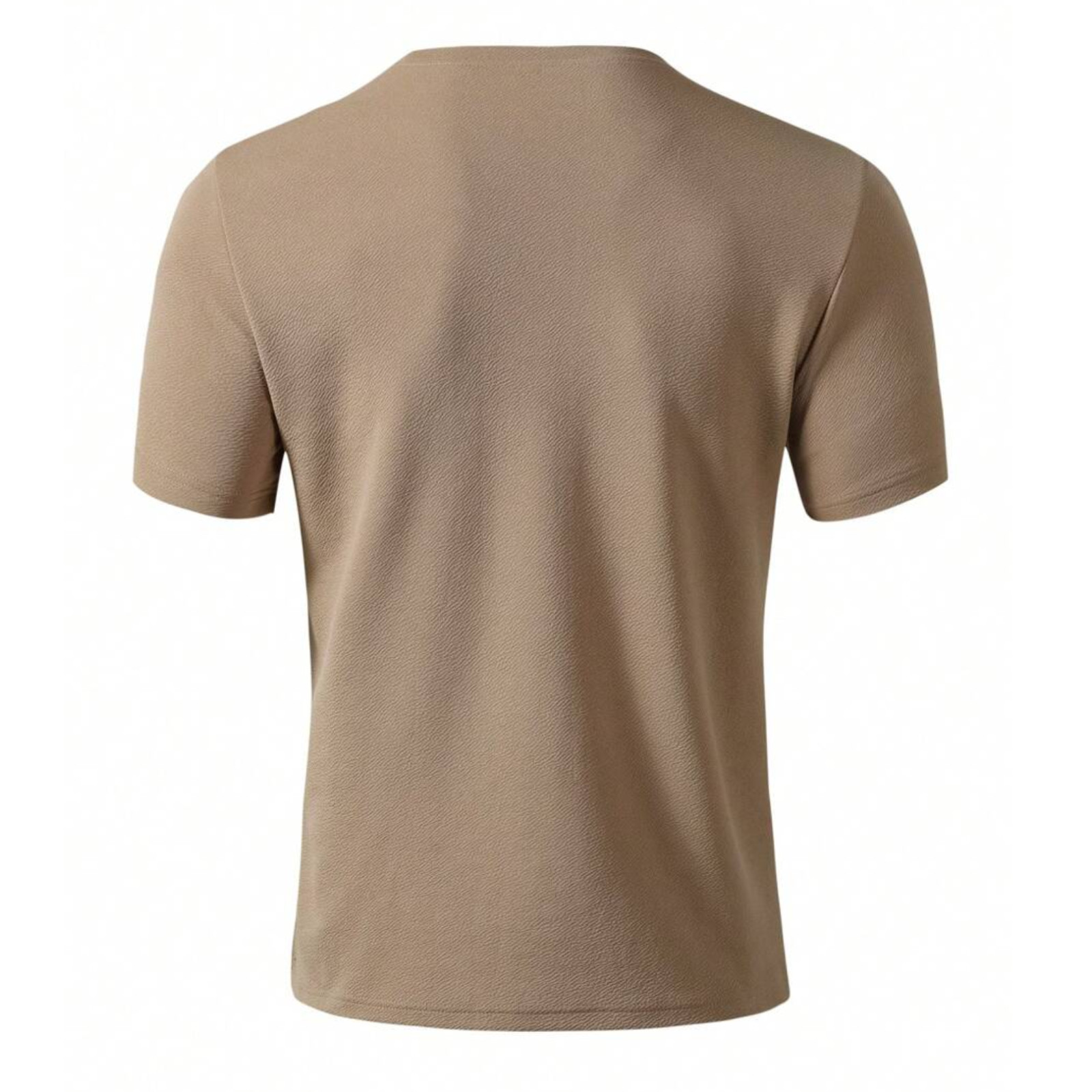 Men’s T-Shirt Short Sleeve Casual Ant Fabric Solid Color Crew Neck Slim T-Shirt